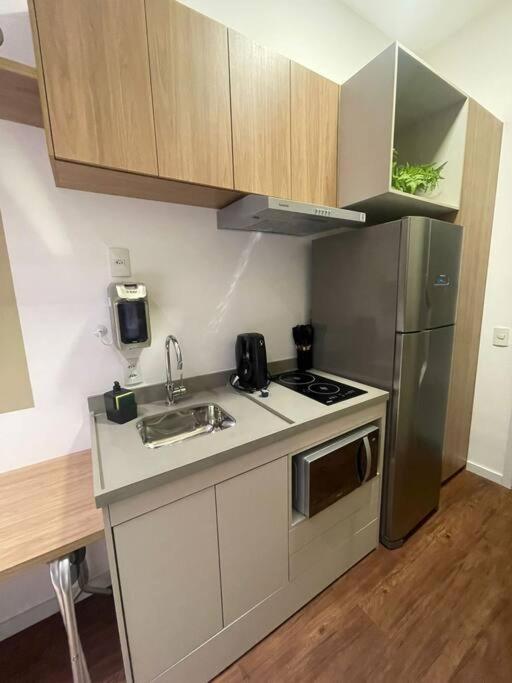 213 Studio Novo E Lindo Metro Brooklin Apartment *
