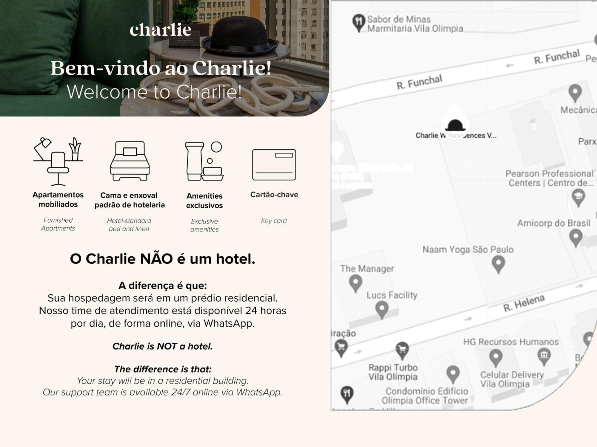 Apartamento Charlie Olimpia Luxury Residences São Paulo