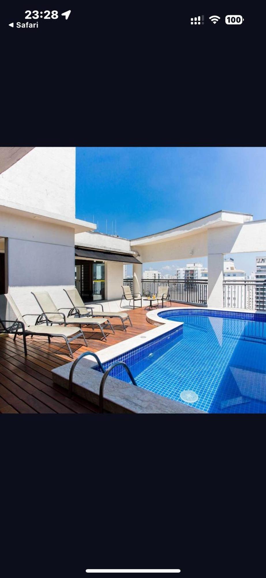 Flat Estaza Luxuoso Moema Ibirapuera Com Garagem Piscina 402 Hotel São Paulo
