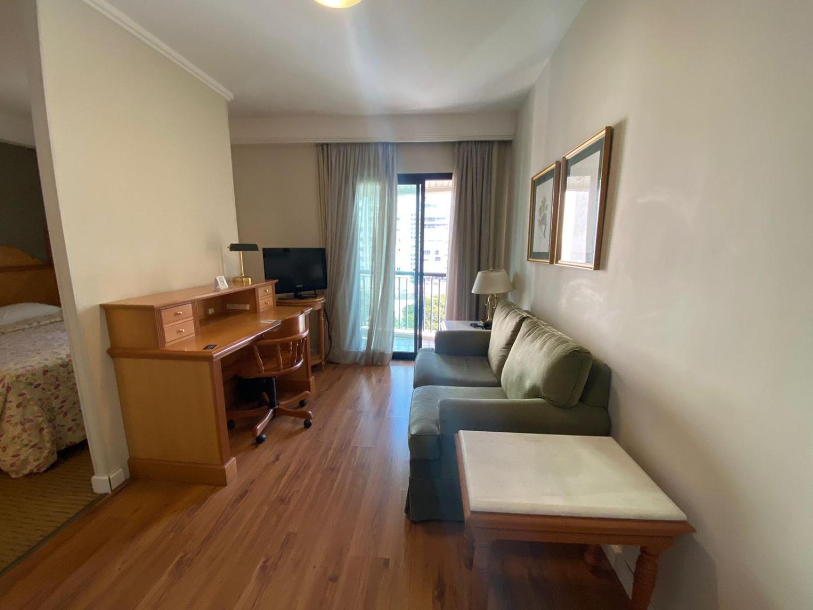 Hotel Flat Estaza Luxuoso Moema Ibirapuera Com Garagem Piscina 402 São Paulo