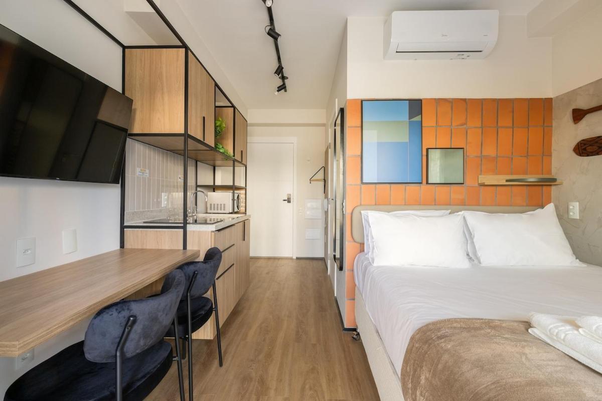 Bhomy Brooklin Ao Lado Do Metro Brooklin Pet410 Apartment Sao Paulo