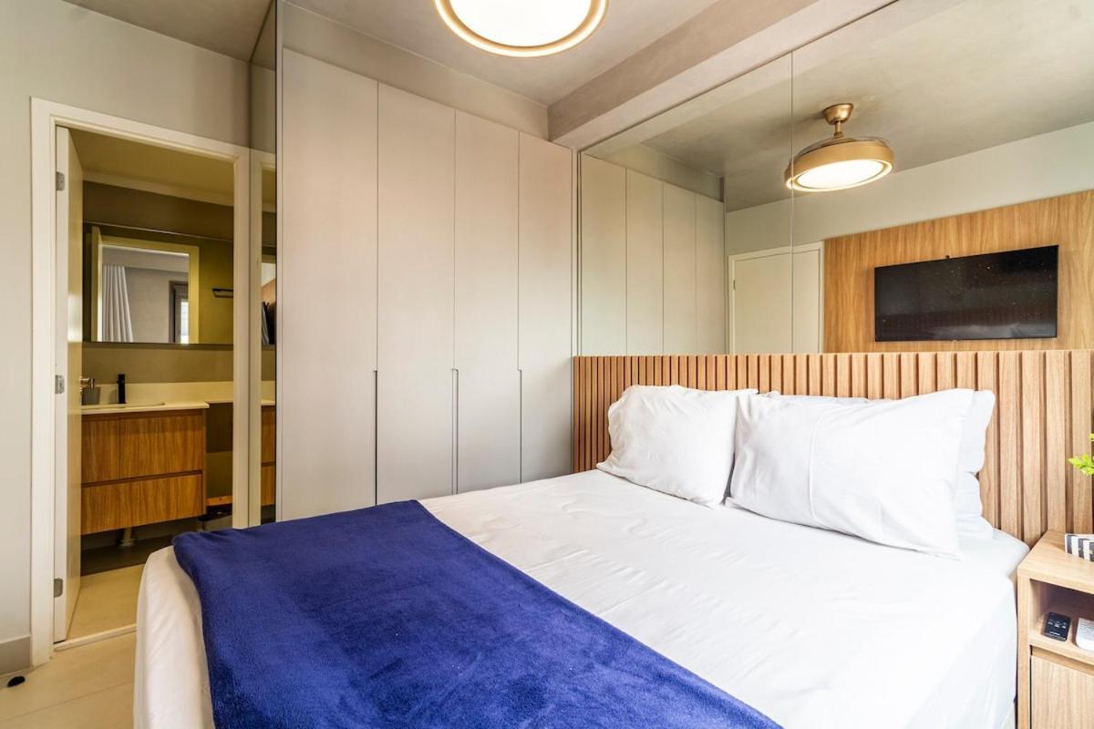 Apartamento Fl702 - Sua Casa Na Faria Lima C/ Piscina, Gym E Metro