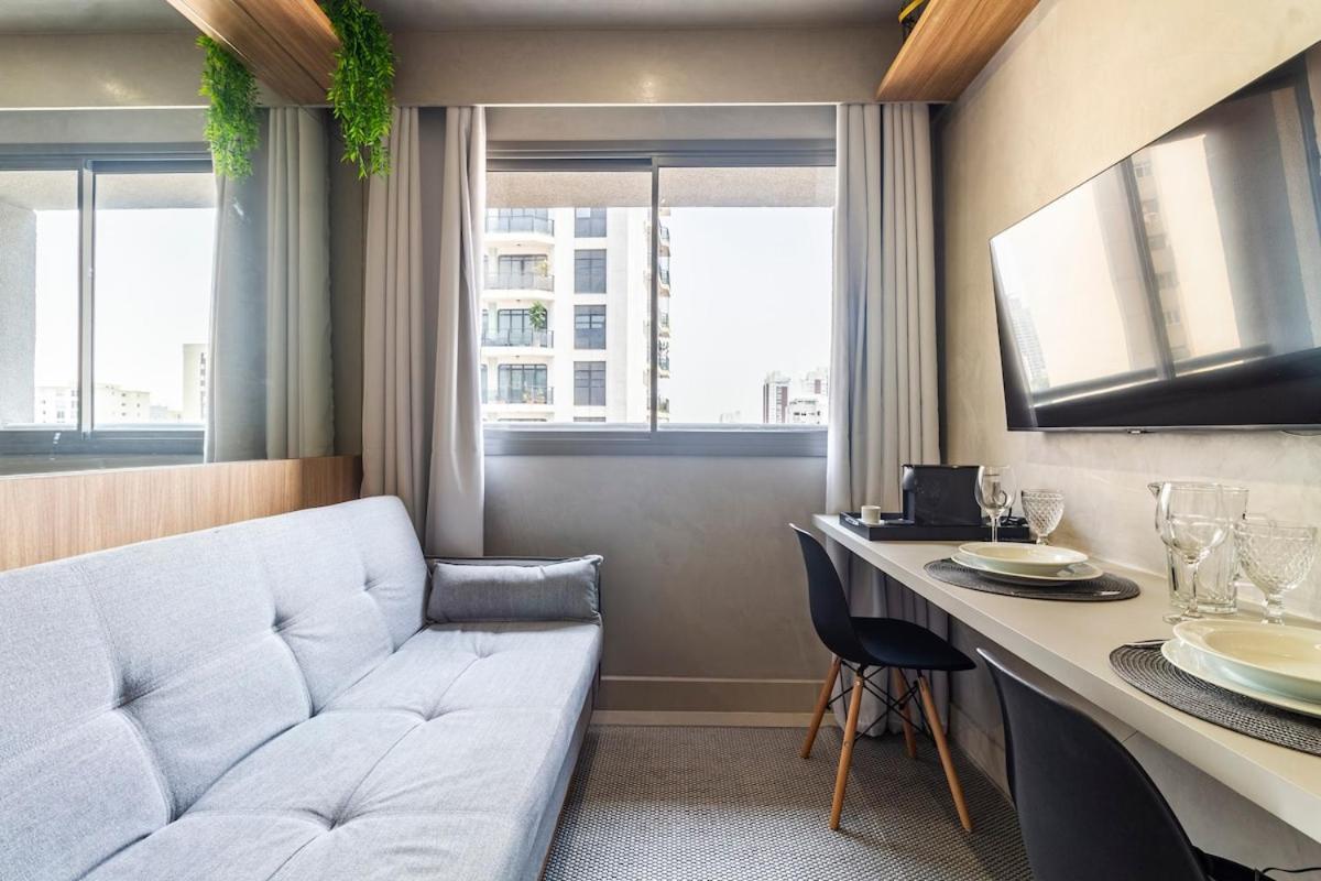 Apartamento Fl702 - Sua Casa Na Faria Lima C/ Piscina, Gym E Metro *
