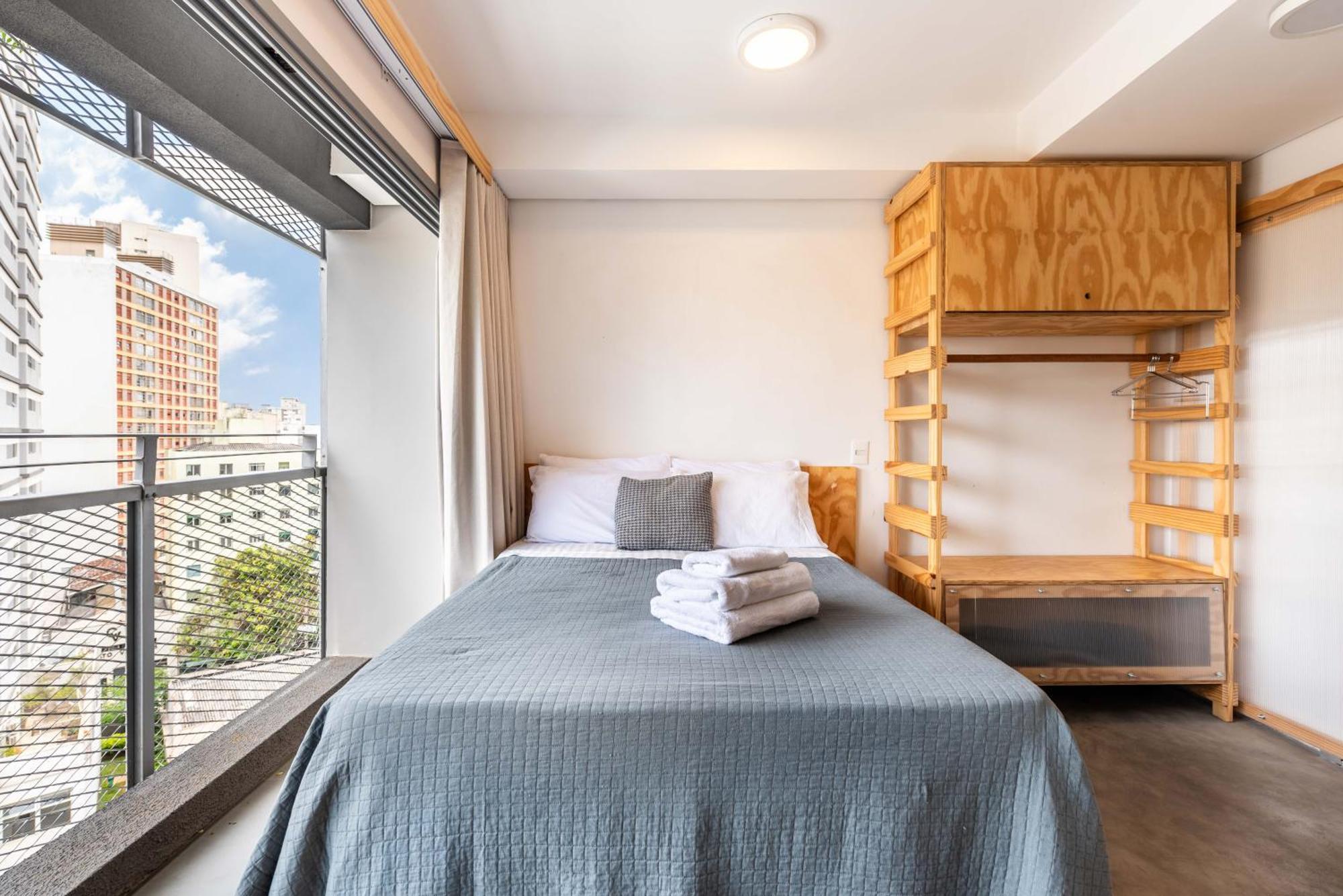 Apartamento Pop Grafite 714 - Moderno Com Vista Incrivel Em Pinheiros São Paulo