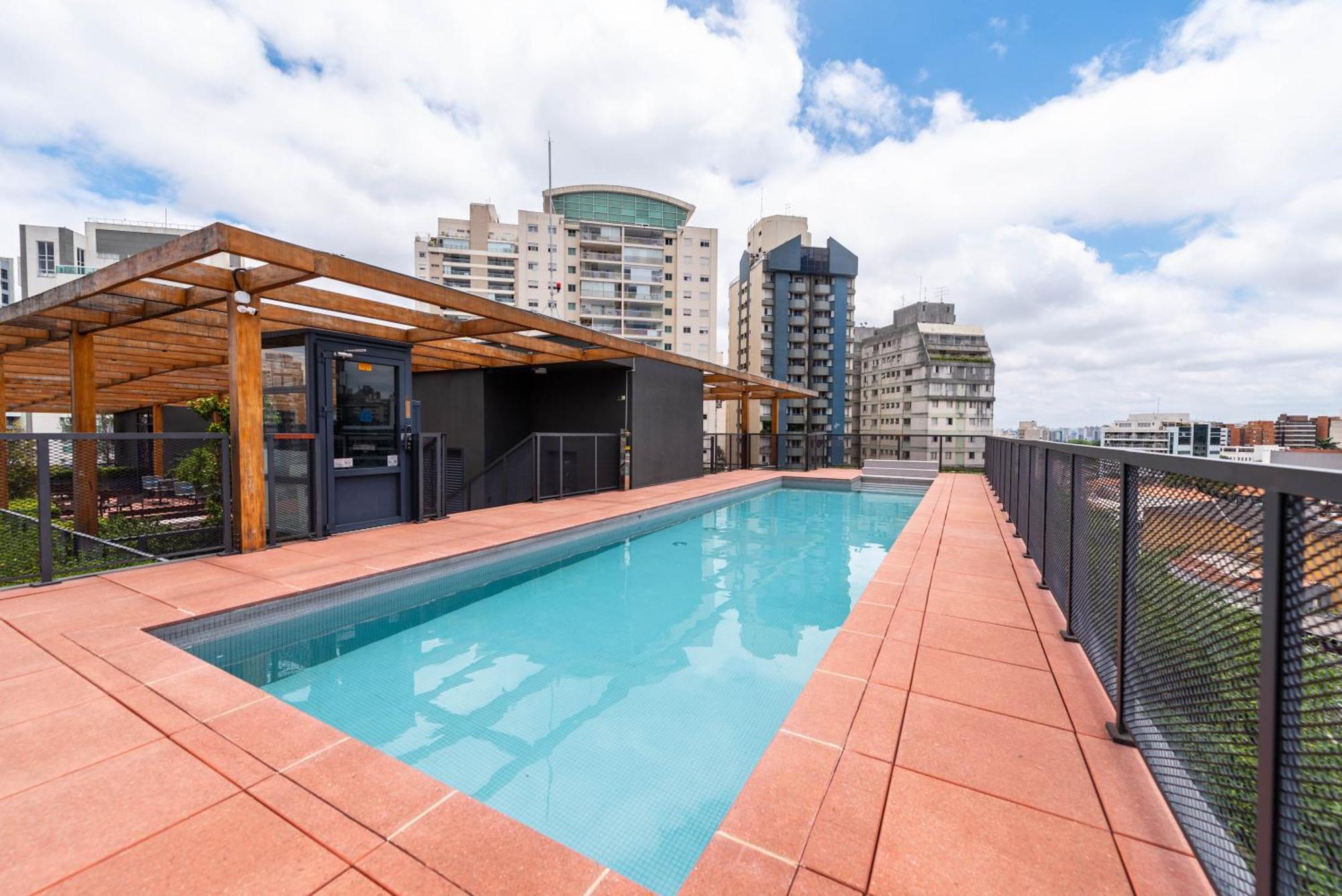 Apartamento Pop Grafite 714 - Moderno Com Vista Incrivel Em Pinheiros *