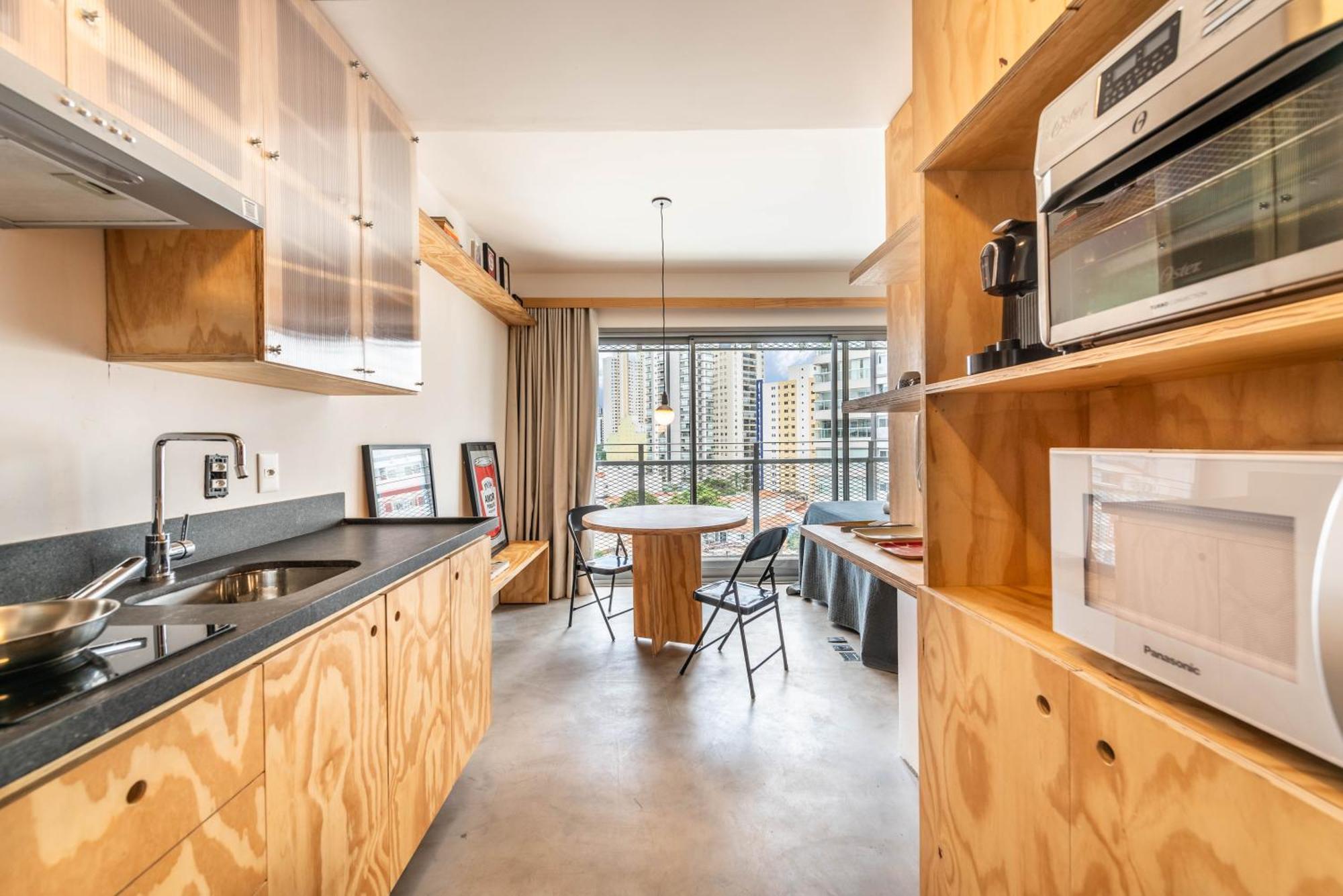 Apartamento Pop Grafite 714 - Moderno Com Vista Incrivel Em Pinheiros *
