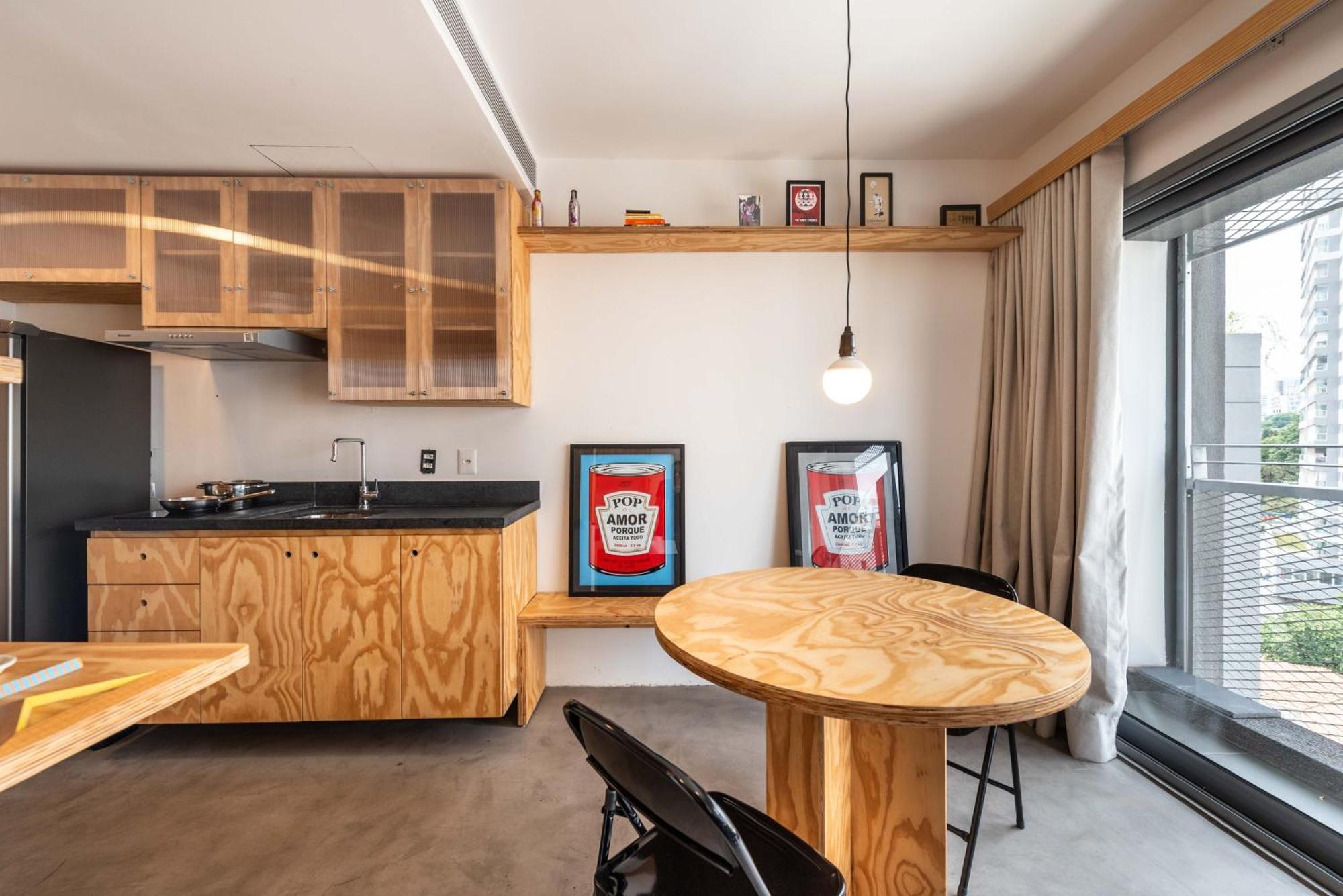 Apartamento Pop Grafite 714 - Moderno Com Vista Incrivel Em Pinheiros