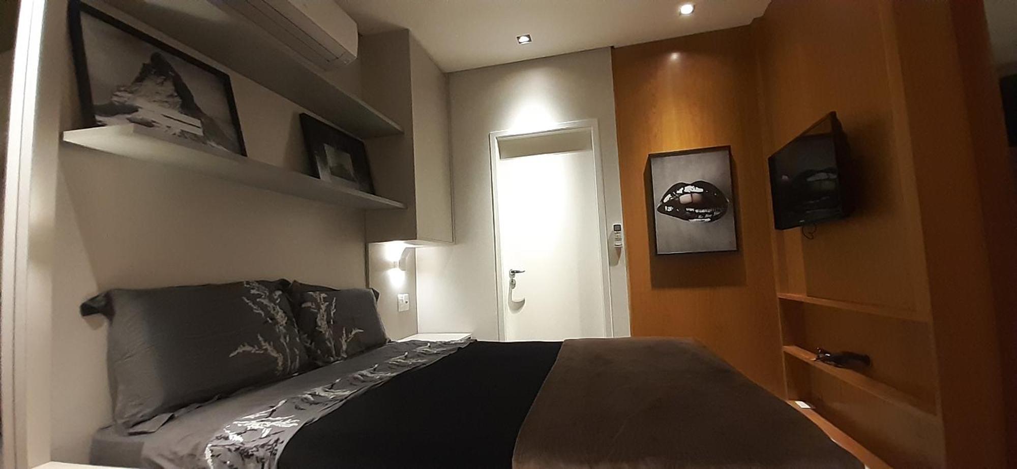 66m 710ft Limpeza Diaria 2 Vagas De Carro Apartamento *