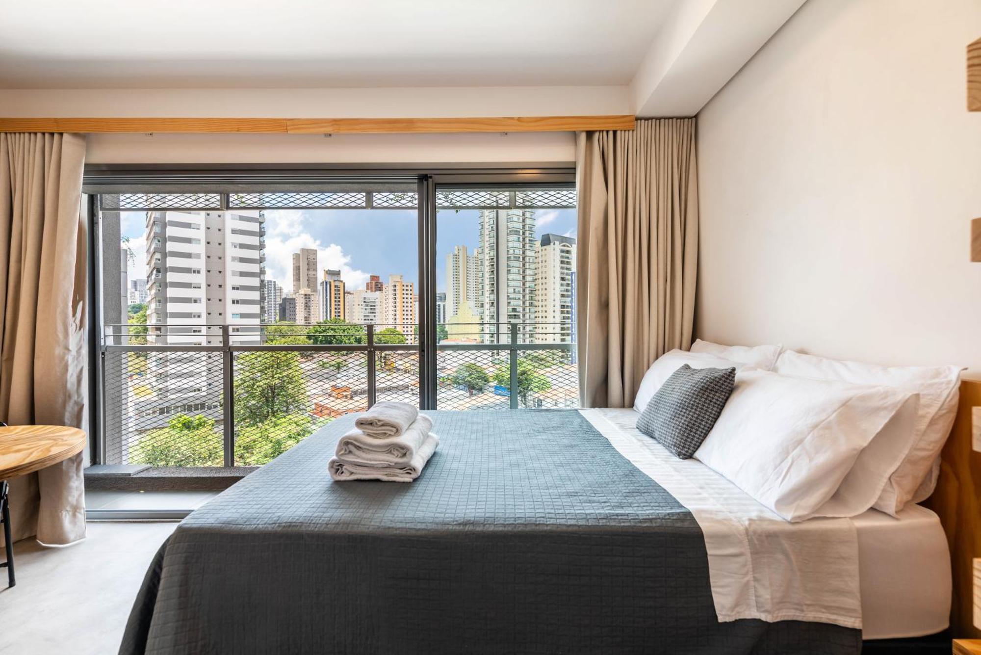 Apartamento Pop Grafite 714 - Moderno Com Vista Incrivel Em Pinheiros
