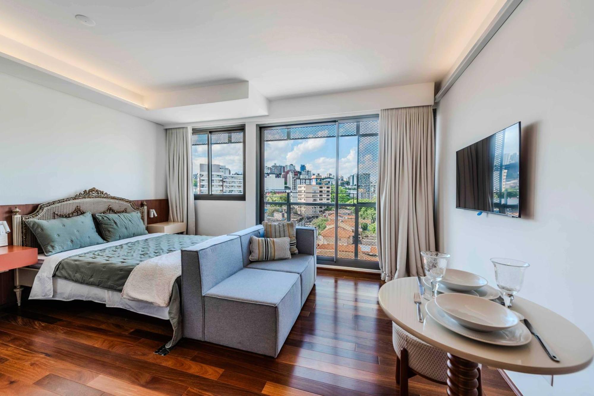 Apartment Pop Grafite 508 - Em Pinheiros Com Piscina E Coworking