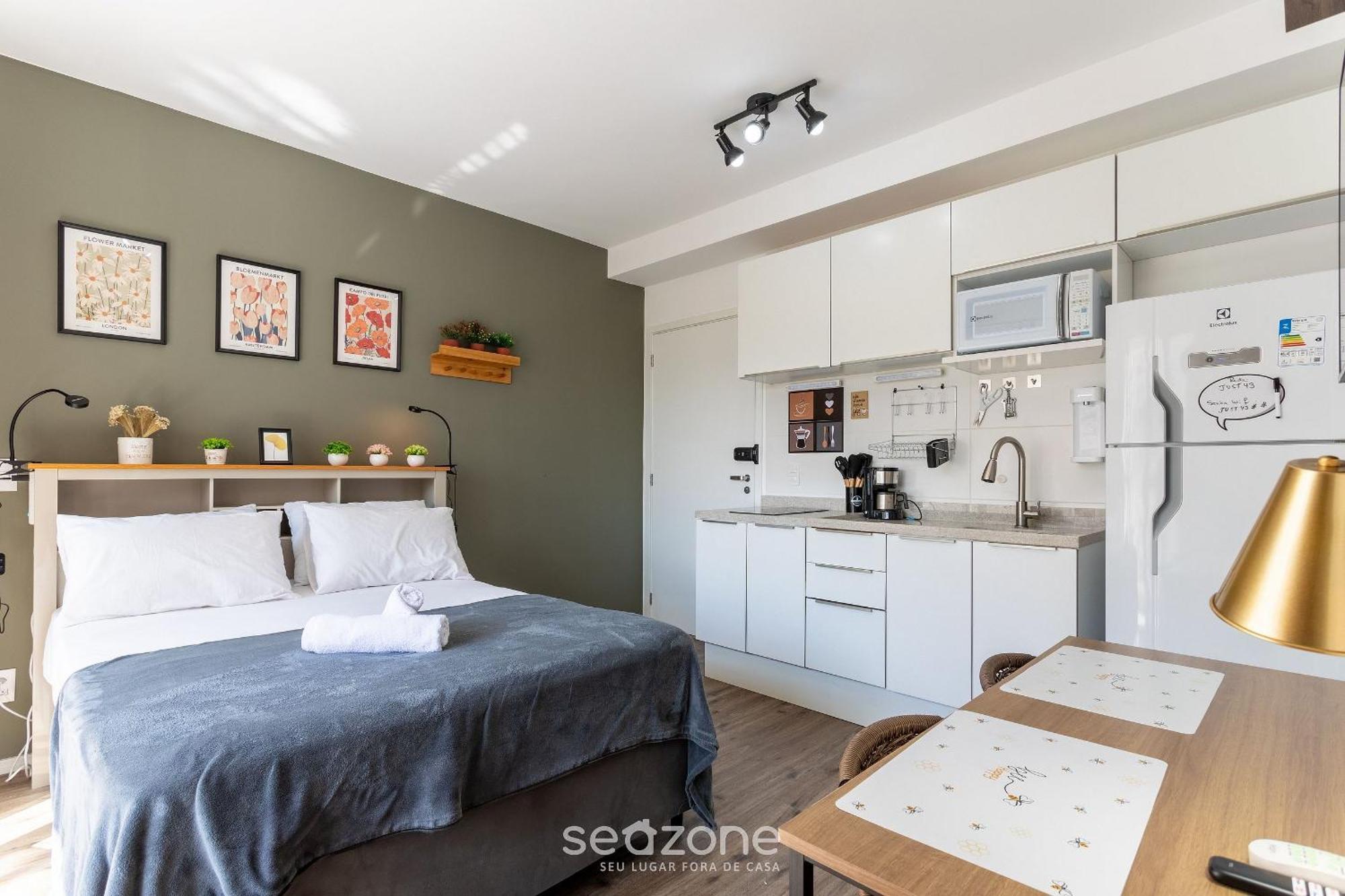 Apartamento Estudio C Piscina Prox Ao Shopping Morumbi Jbn0043