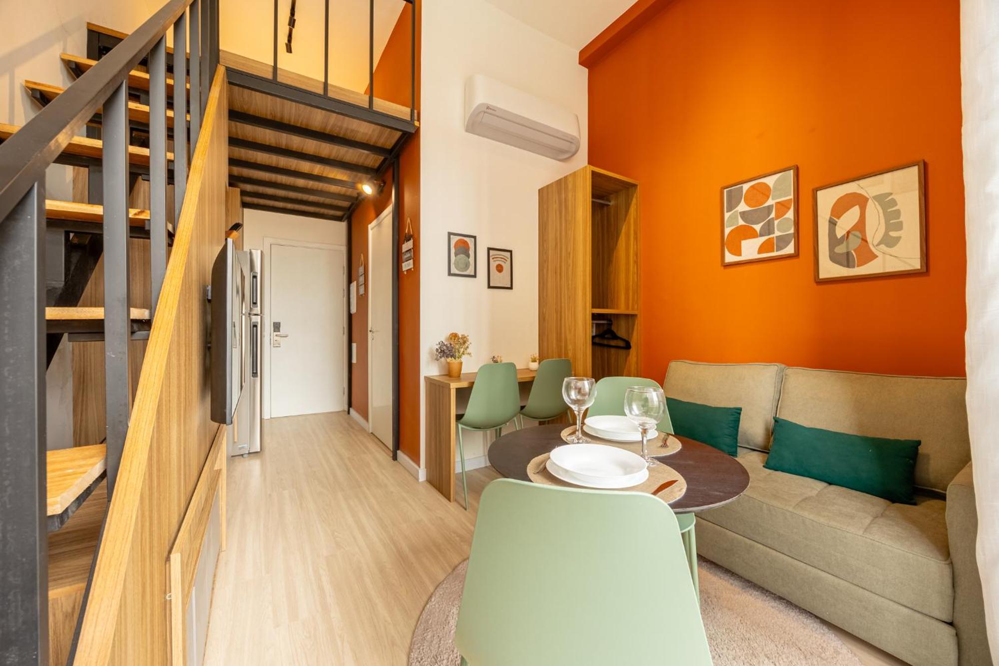 Apartment Easy Star - Belo Com Mezanino No Coracao Do Brooklin - Mo01i Sao Paulo