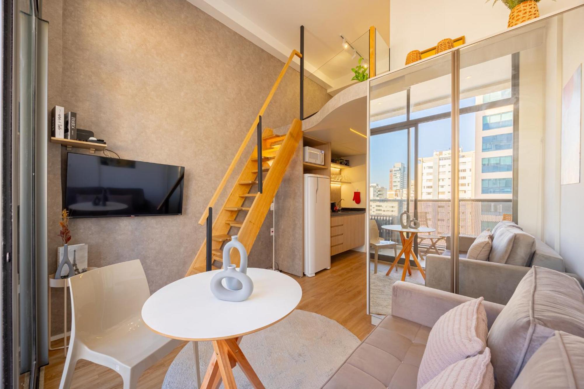 Apartment East Star - Belo Com Mezanino Em Moema - Lv01i *