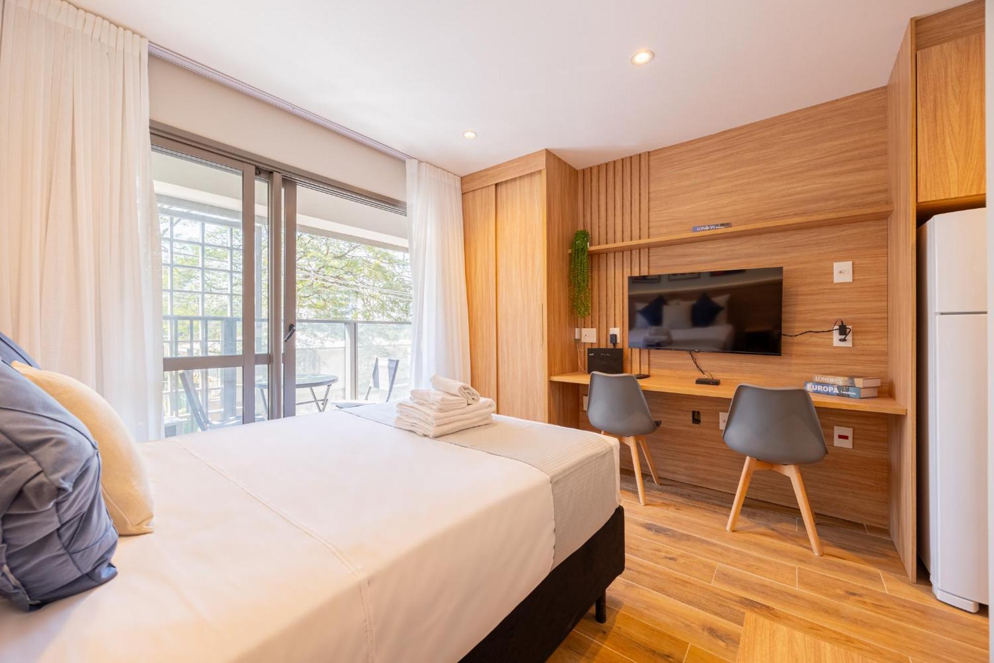 Apartment Easy - Belo No Coracao Do Novo Brooklin - Ls01i *