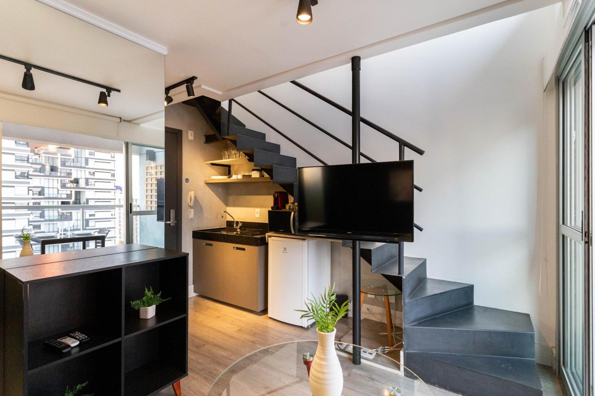 Easy Star - Charmoso Duplex C/vaga Na Olimpia - Kv01i Apartment