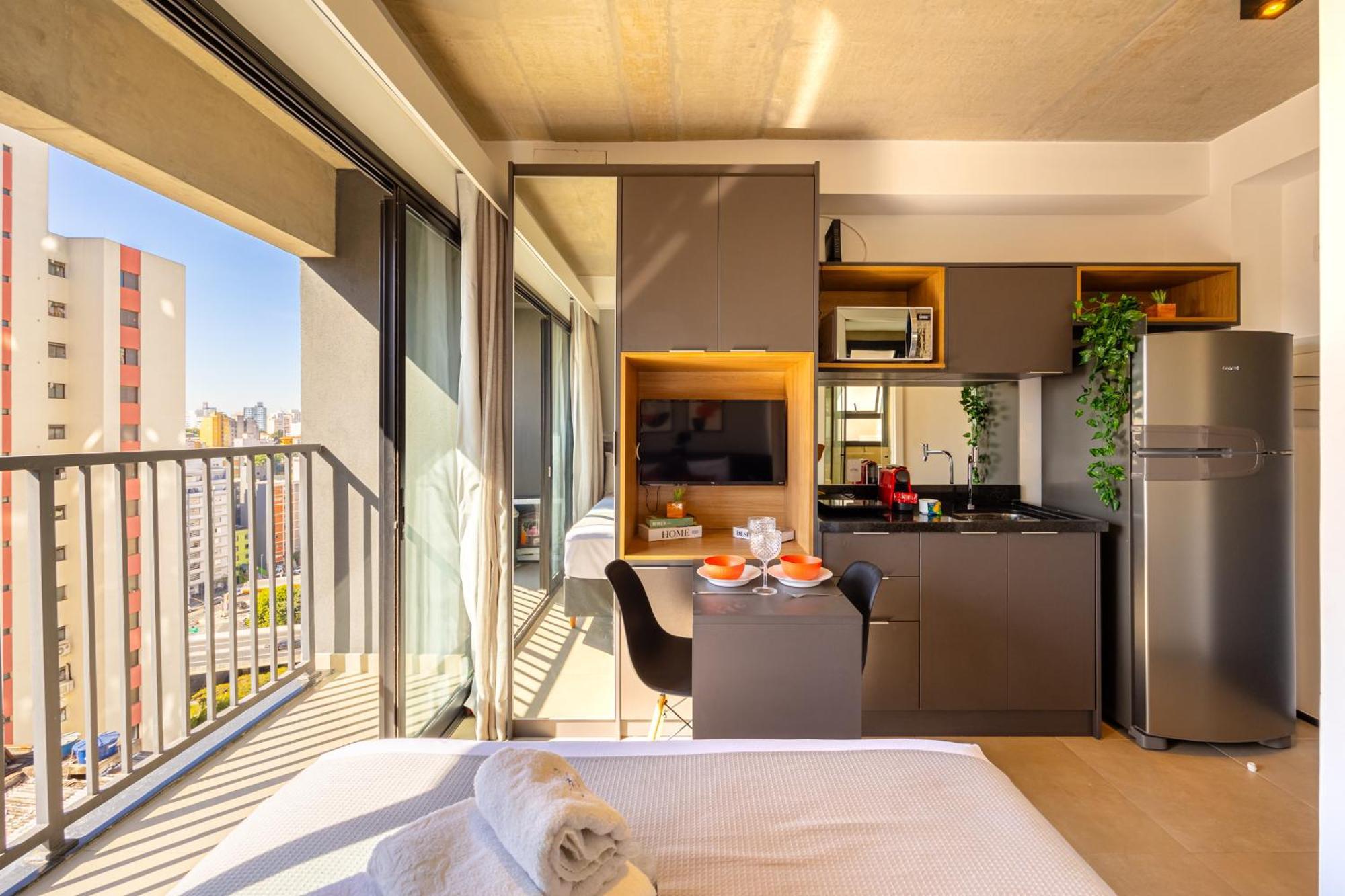 Apartamento Easy Star - Com Vista Panoramica Da Bela Vista - Jl01i São Paulo