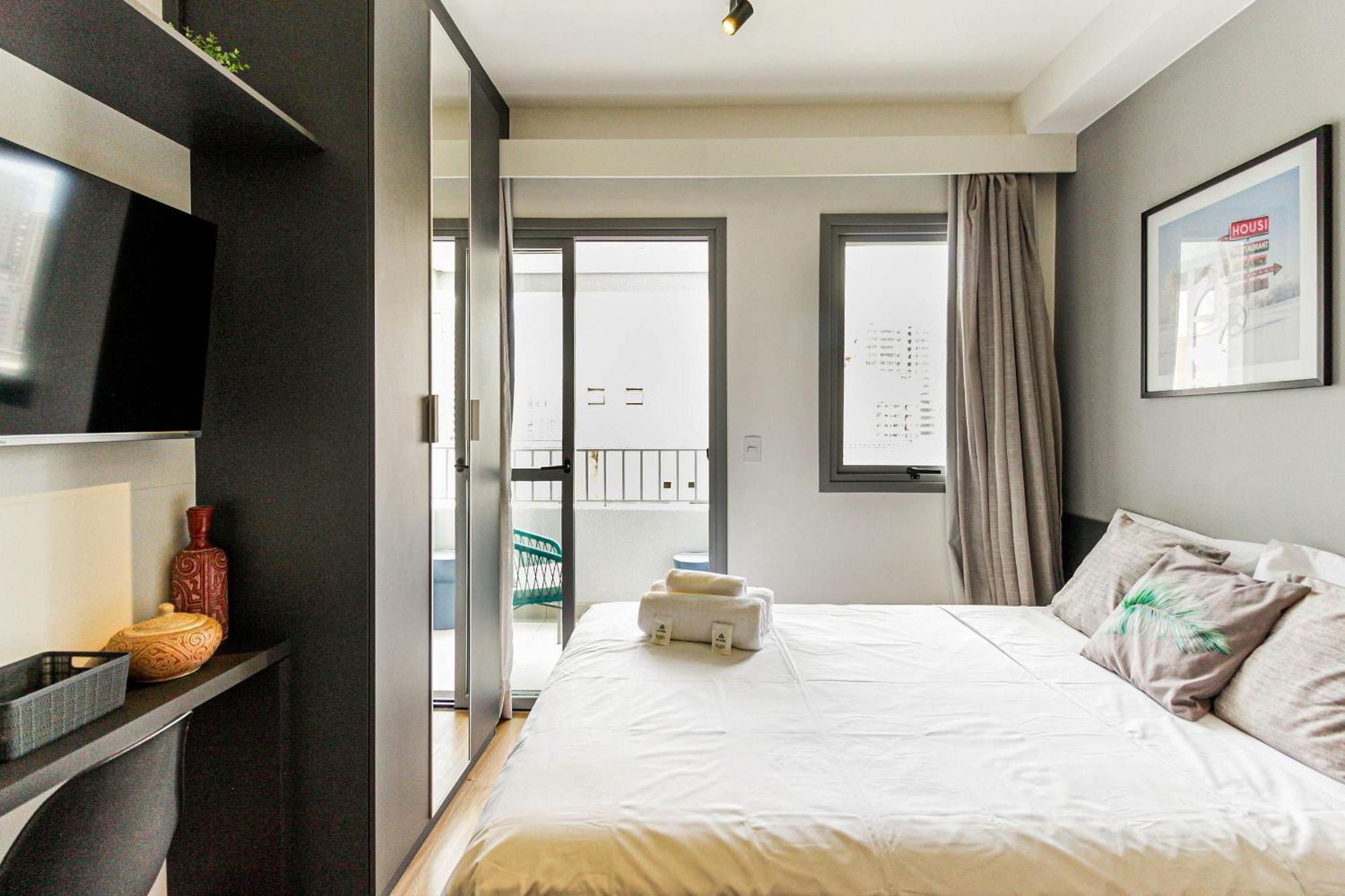 Bu1104 - Brooklin | 400m Do Metro| Consulado Apartment *