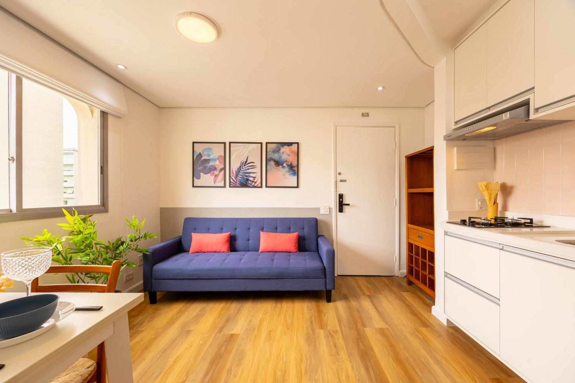 Easy Star - Charmoso Flat C/vaga Ao Lado Da Av. Paulista! - Op03i Apartamento *