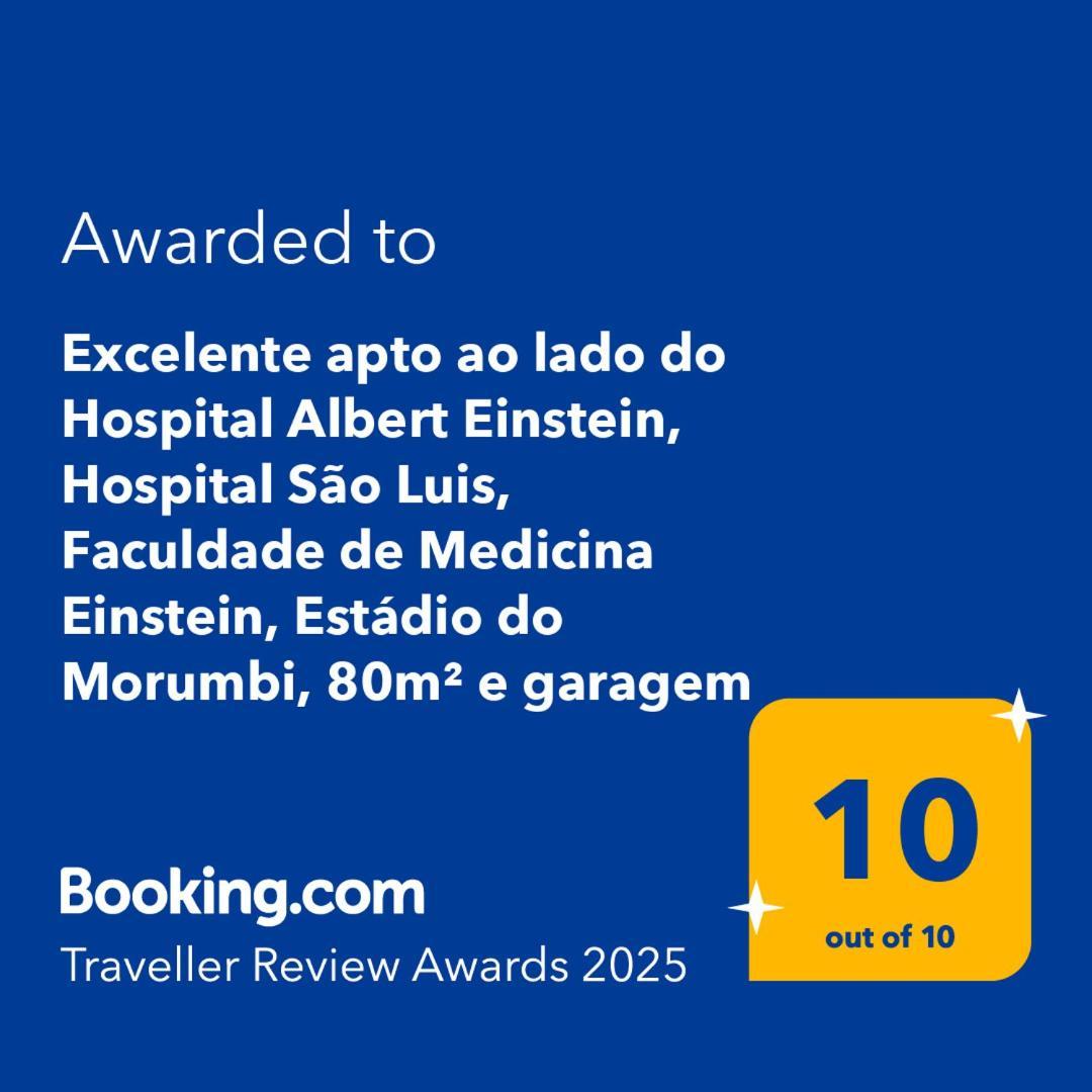 Excelente Apto Ao Lado Do Hospital Einstein, Hospital Sao Luis, Faculdade De Medicina Einstein, Estadio Do Morumbi, 80m² E Garagem Sao Paulo