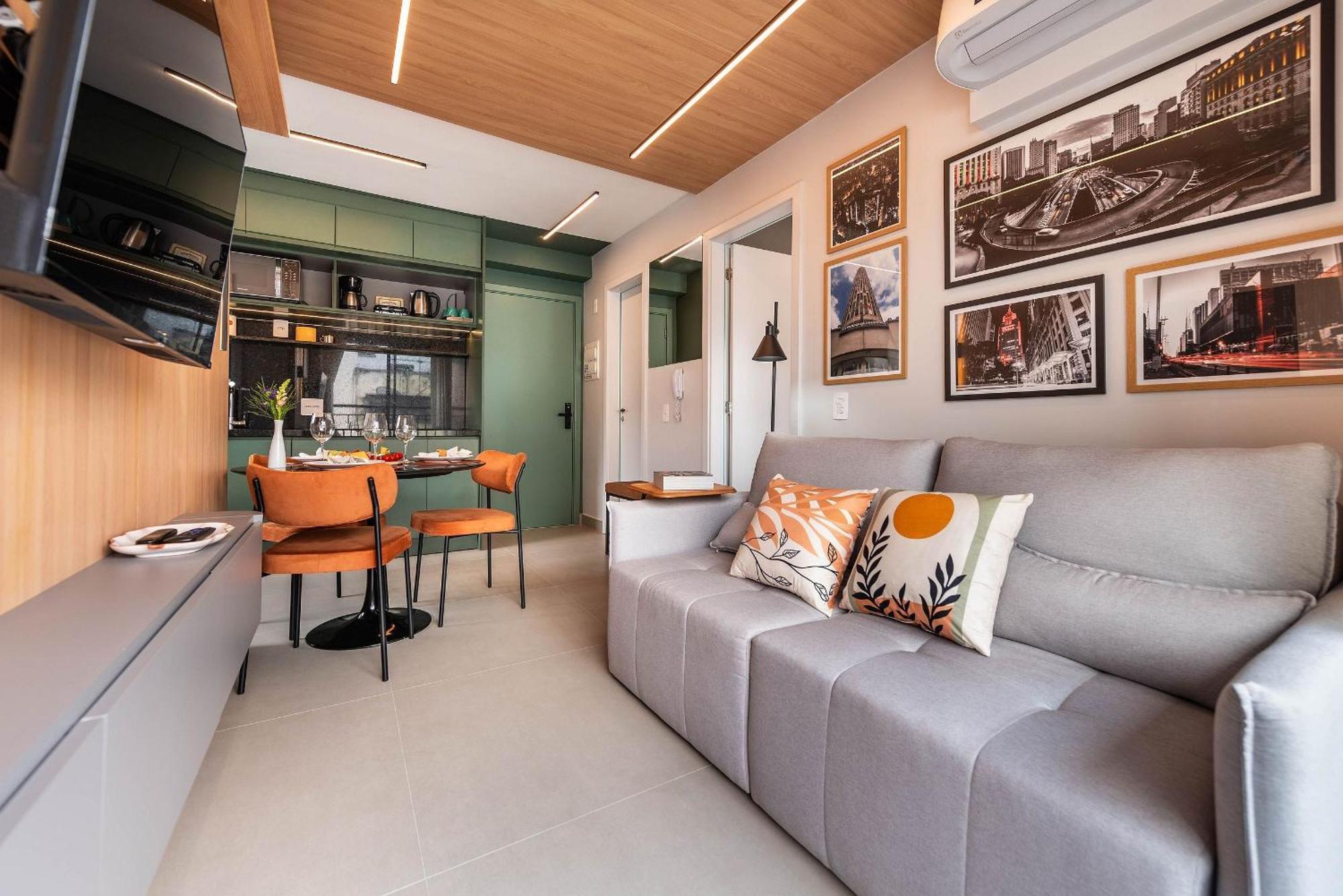 Rp907 - Design Moderno | Metro Republica Apartamento São Paulo