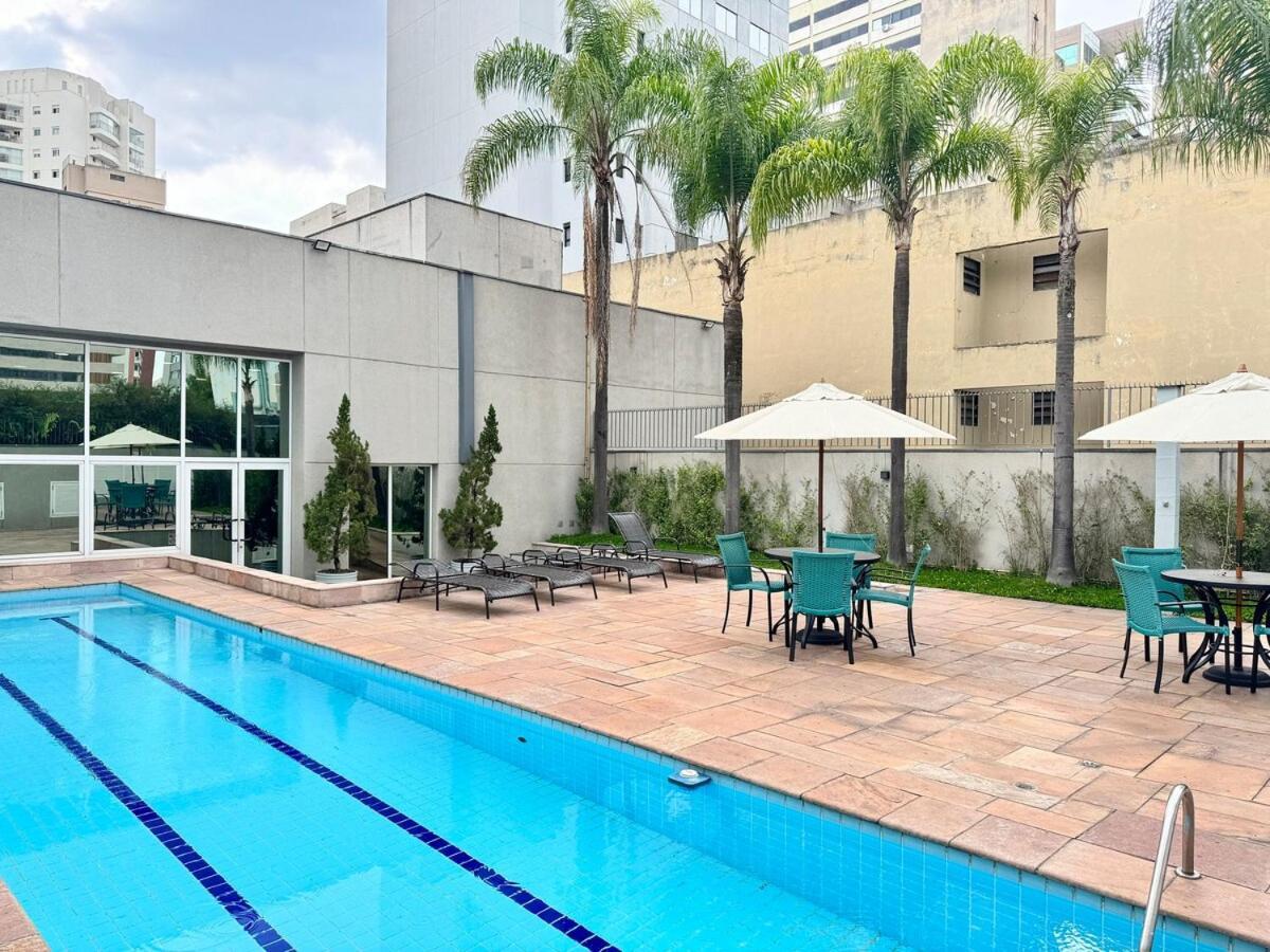 Apartment 1205 - Classic Bela Cintra - Perto Tudo, Piscina, Academ, 1 Vaga, Tv *