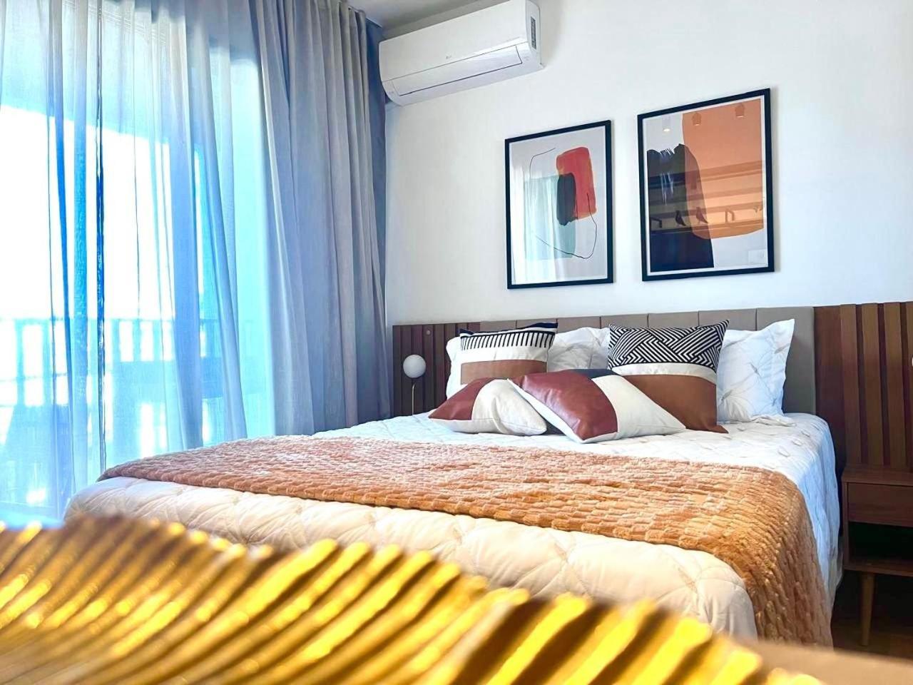 Rooftop - Garagem, Cama Queen, A/c E Piscina - V. Madalena - 15 Min Da Faria Lima * São Paulo