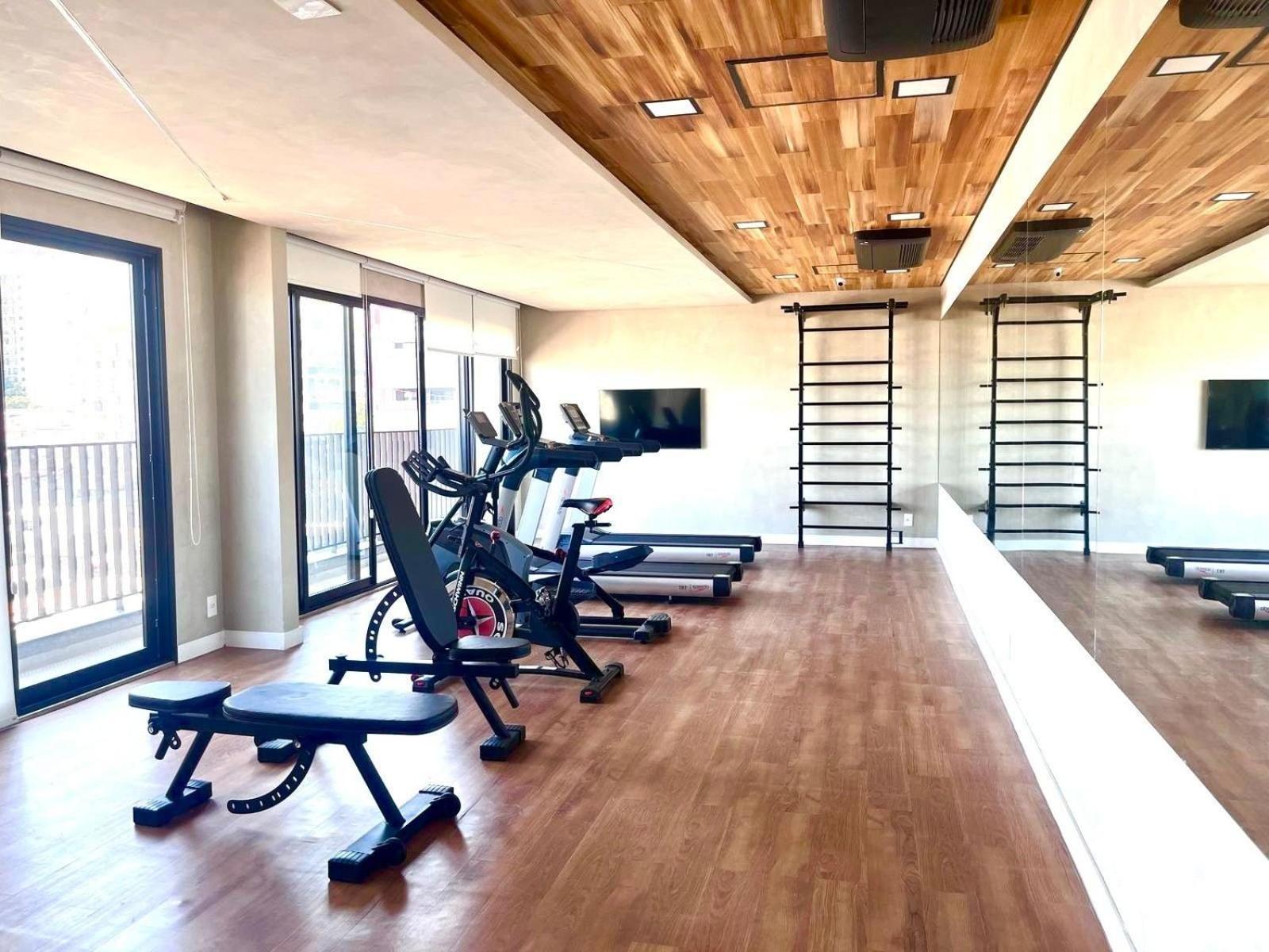 Apartamento Rooftop - Garagem, Cama Queen, A/c E Piscina - V. Madalena - 15 Min Da Faria Lima