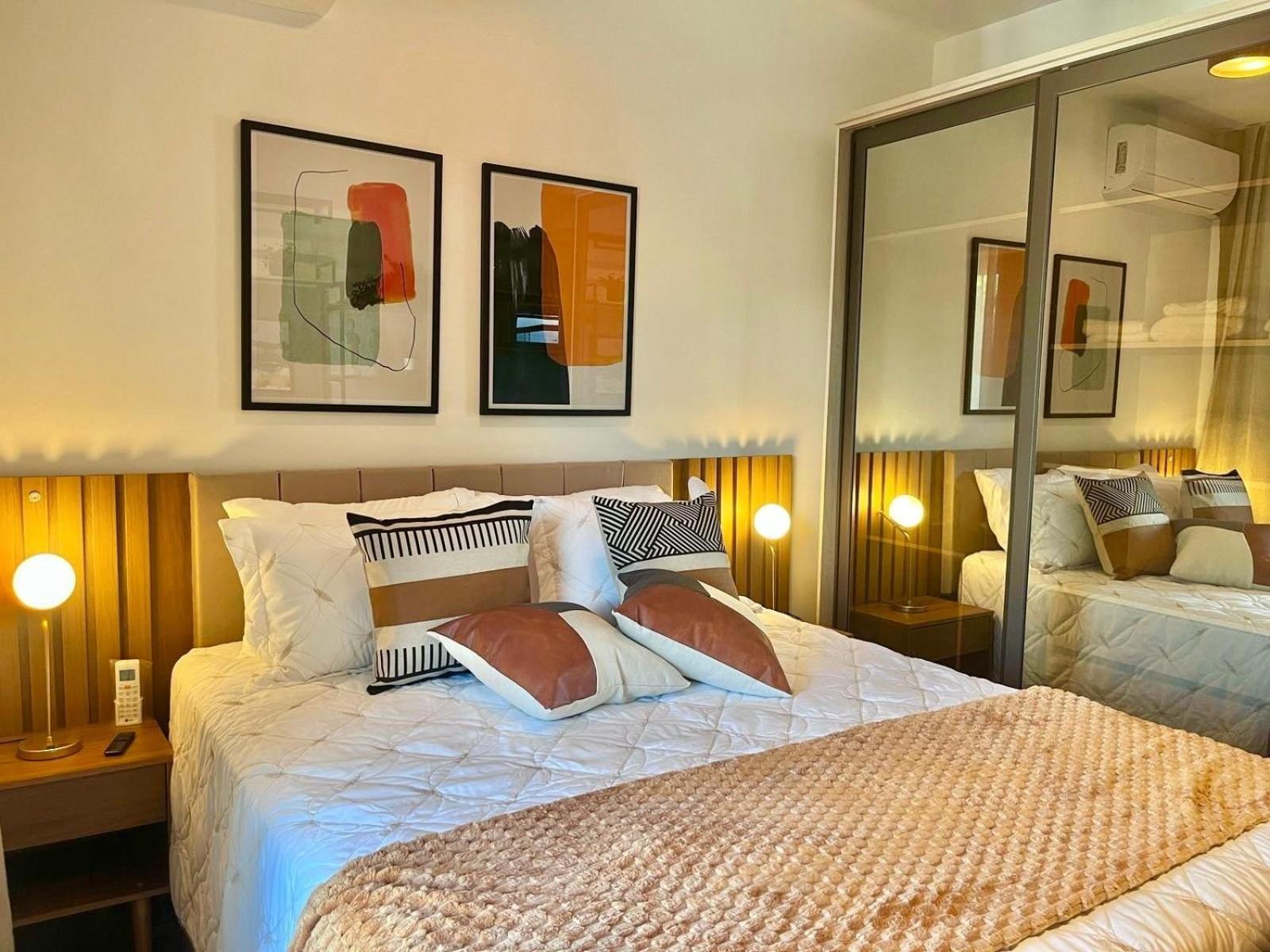 Apartamento Rooftop - Garagem, Cama Queen, A/c E Piscina - V. Madalena - 15 Min Da Faria Lima