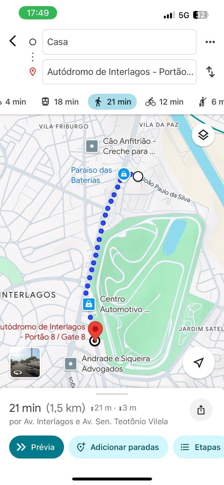 Ao Lado Do Autodromo Apartment