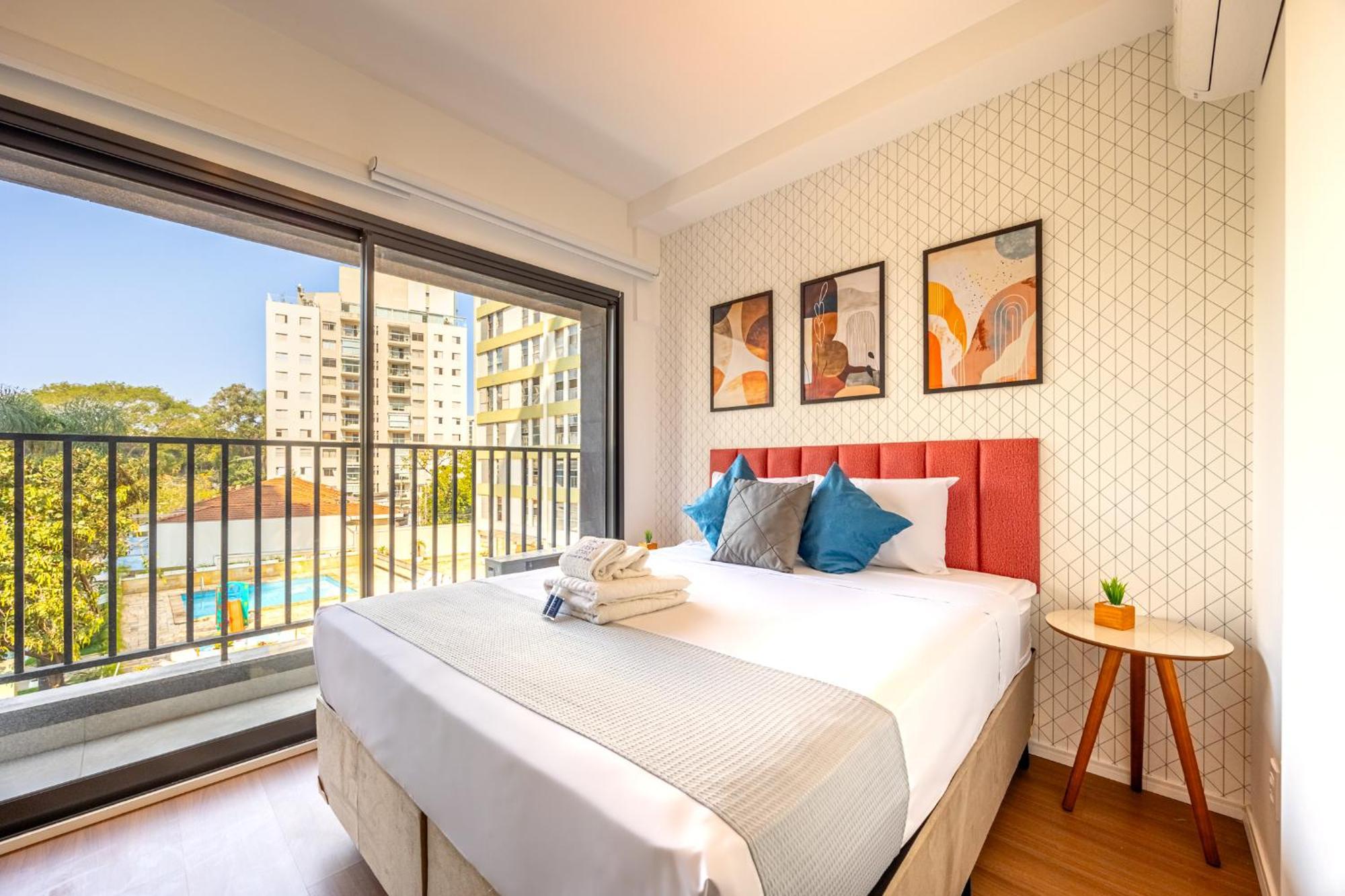 Easy Star - Charmoso Com Cama Queen No Brooklin - Nh01i