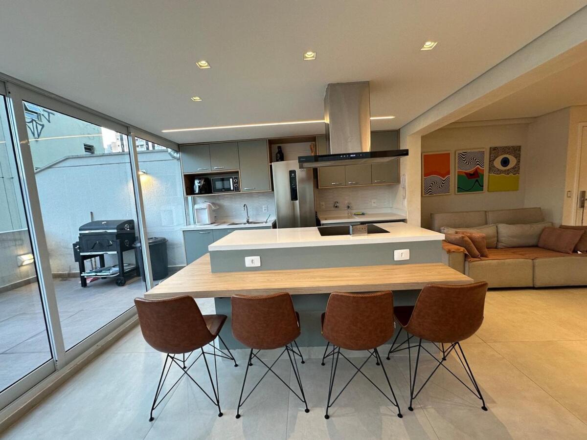 Apartment Lk906 Apto Com Terraco Privativo E Cozinha Completa