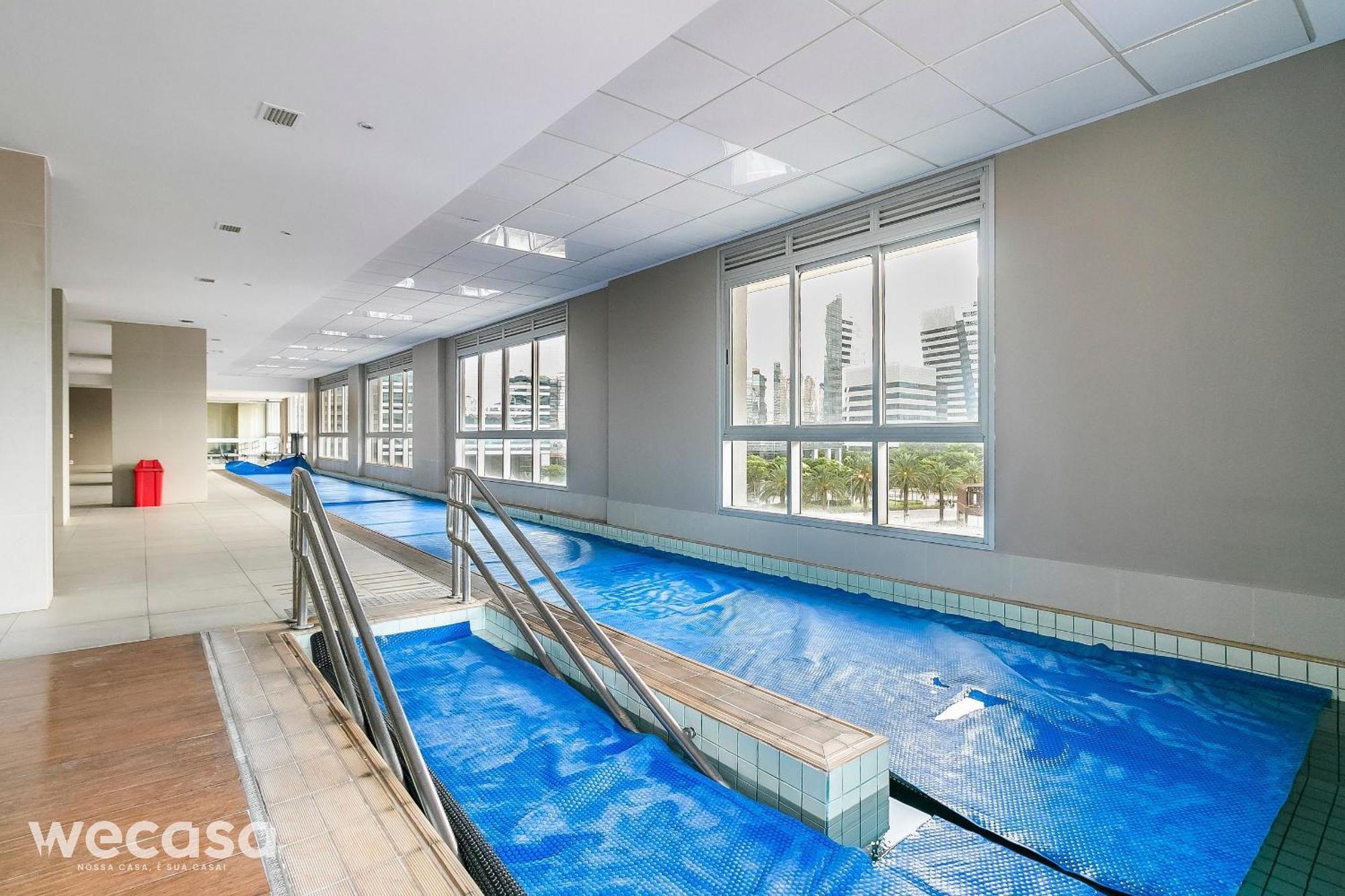 Apto Berrini C/ Vaga, Ar E Piscina - Metro Berrini Apartamento São Paulo