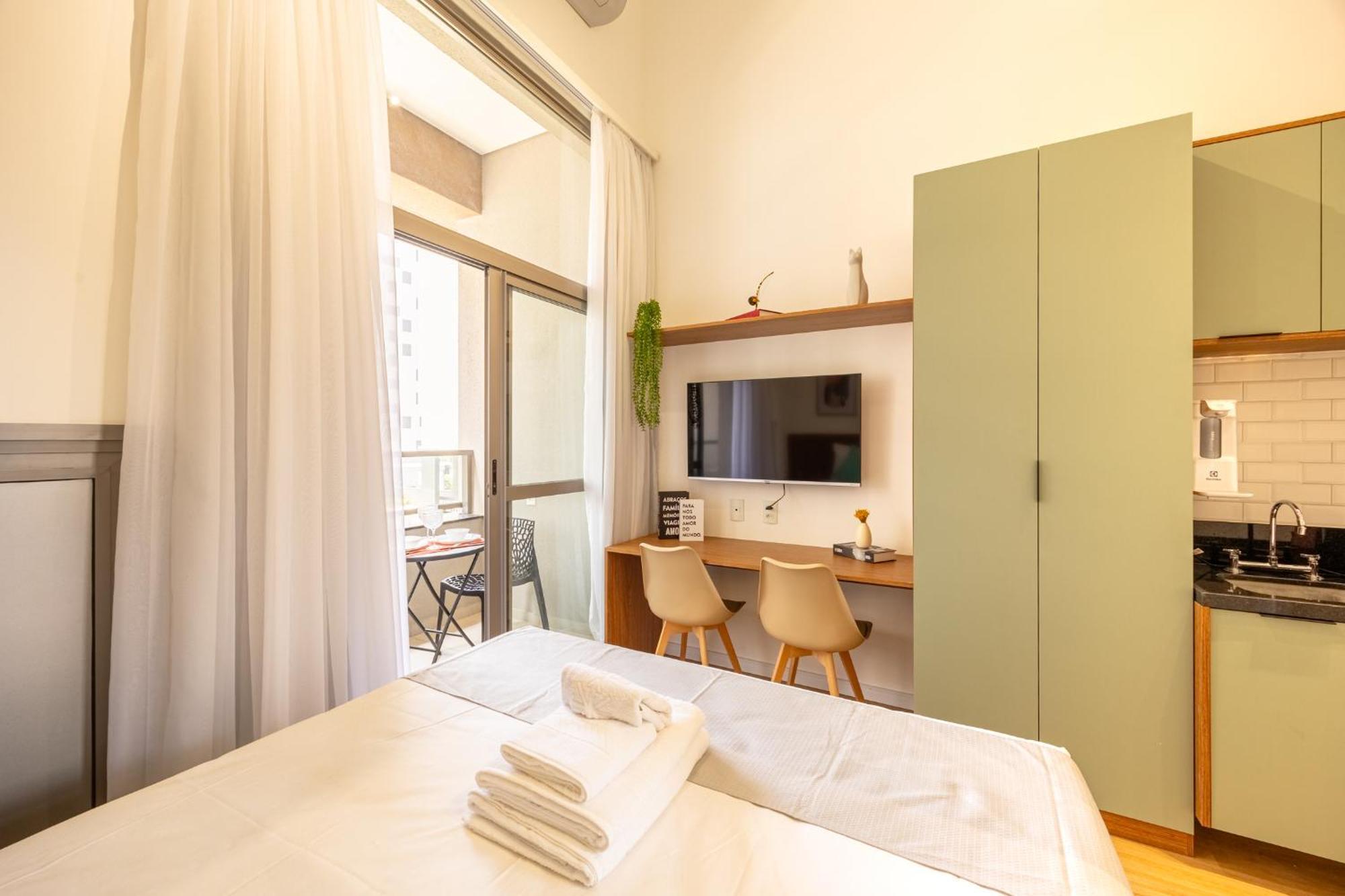 Apartamento Easy Star - Lindo Ao Lado Da Estacao Brooklin - Qw01i São Paulo