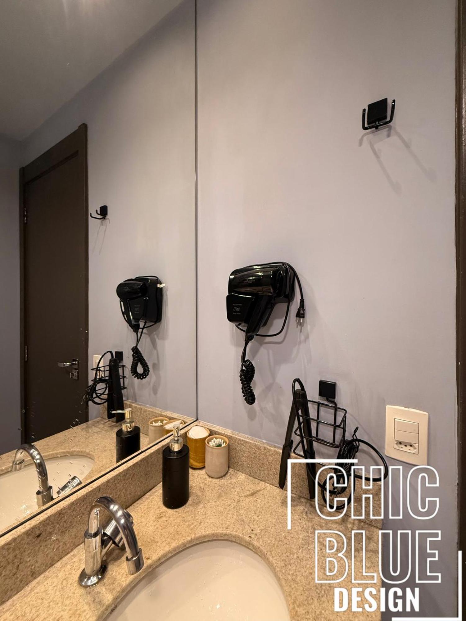 Chic Blue Design Com Vaga De Garagem Apartment Sao Paulo