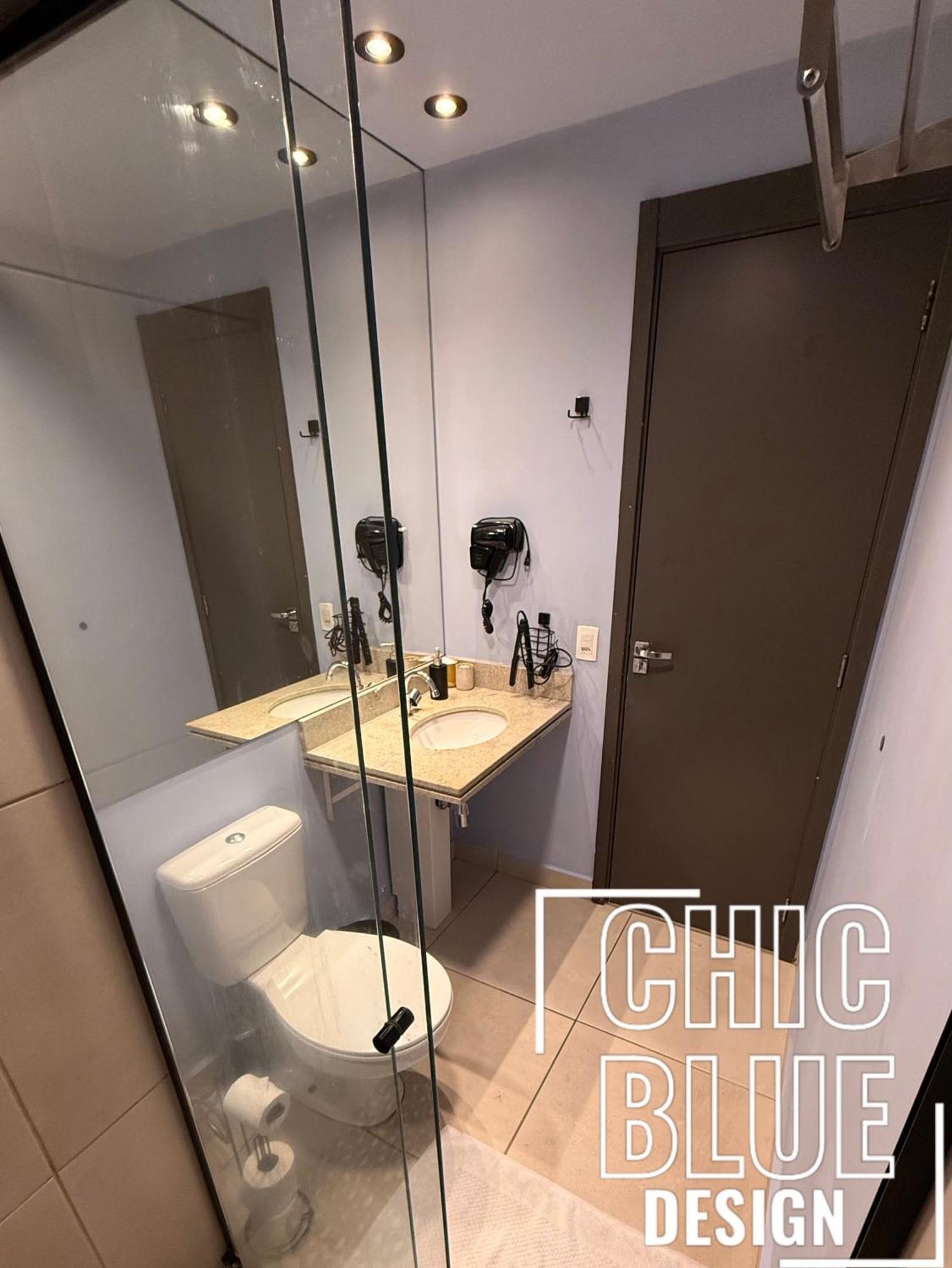 Chic Blue Design Com Vaga De Garagem Apartment