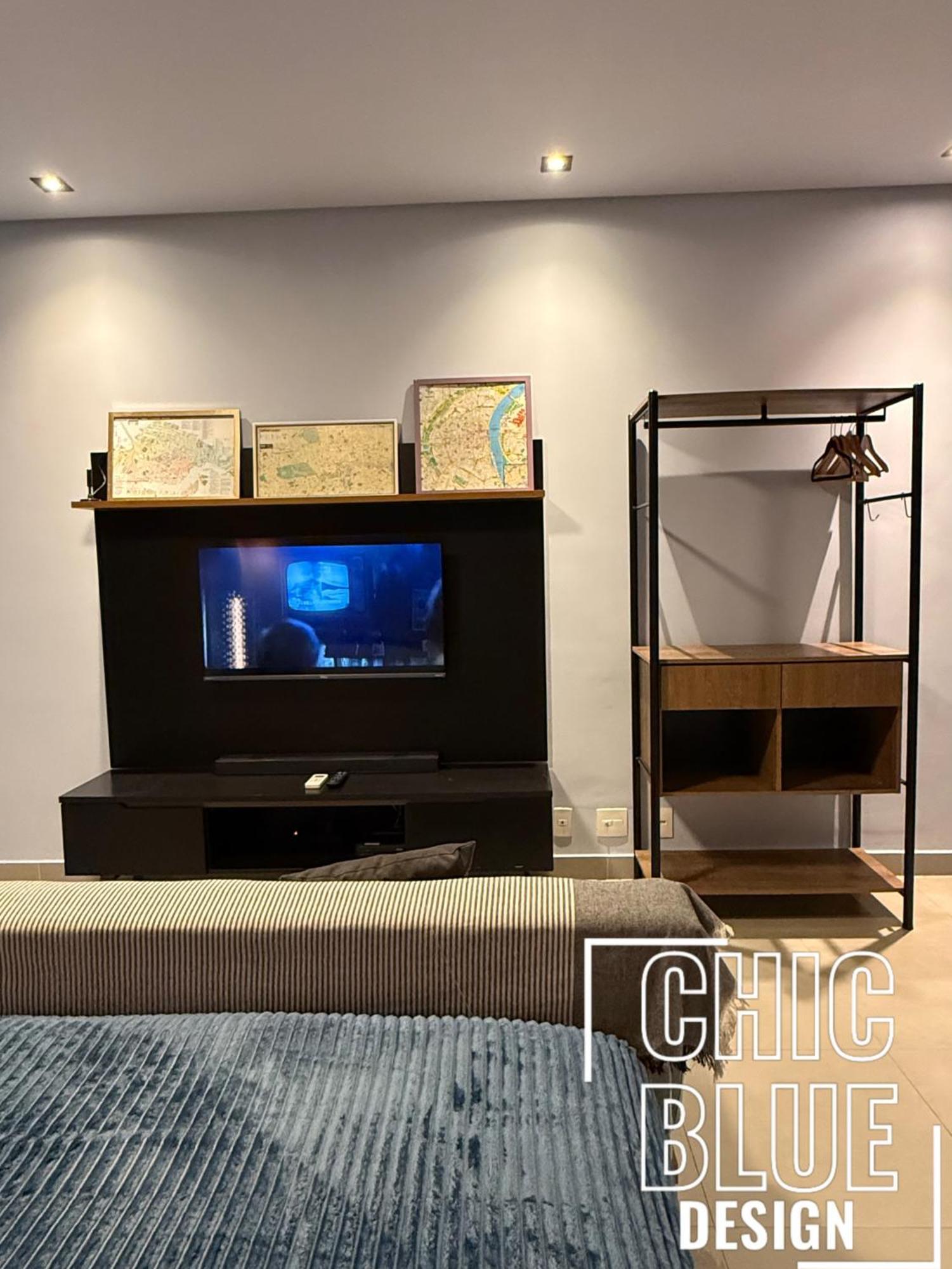 Apartment Chic Blue Design Com Vaga De Garagem