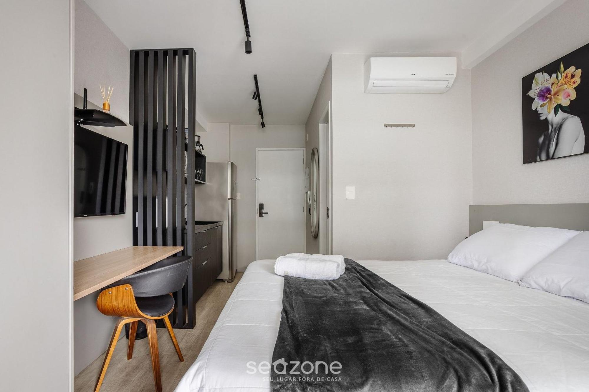 Apartamento Estudio Moderno C/ Piscina Em You1203 *