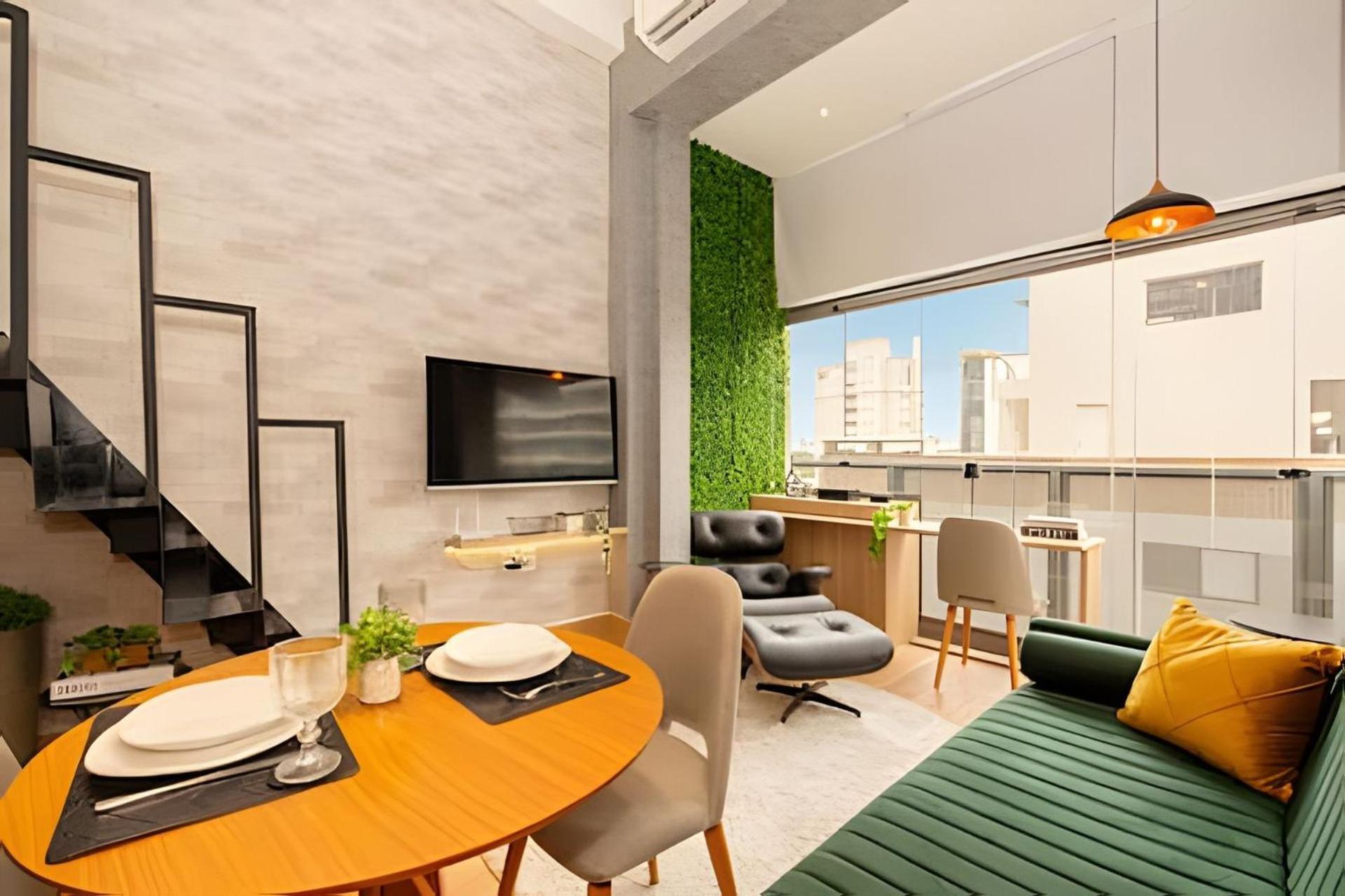 Apartamento Easy Star - Fabuloso Com Mezanino Em Moema - Sk01i