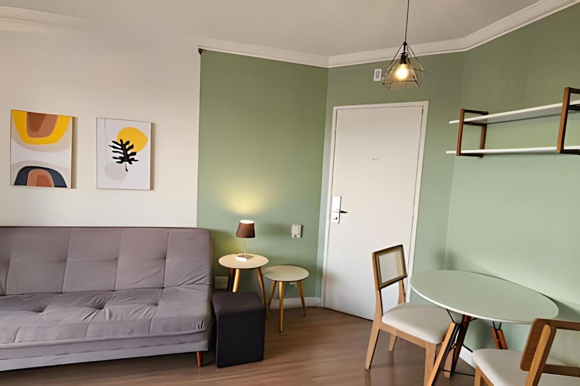 Apartamento Flat The Palace Com Cozinha E Sacada São Paulo