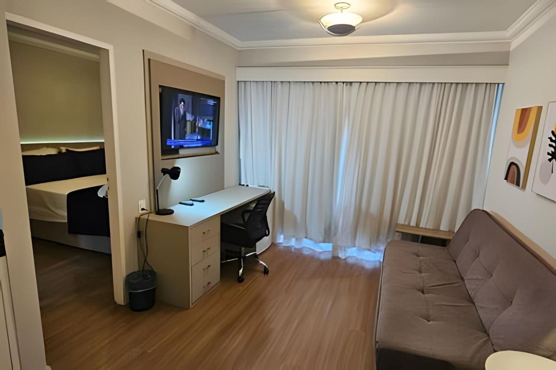Apartamento Flat The Palace Com Cozinha E Sacada *