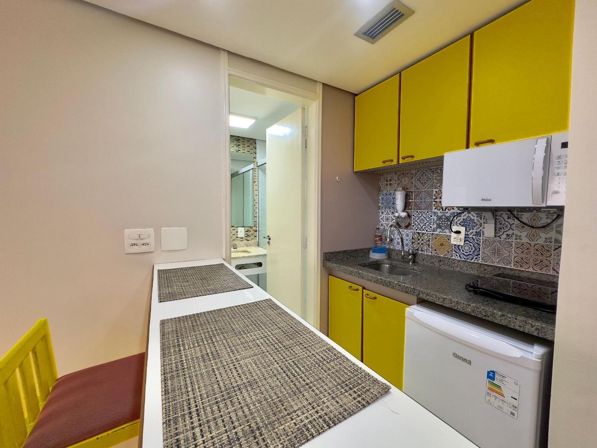 Apartamento Estudio Qi Ibirapuera Cozinha Compacta E Limpeza Diaria Uh2011 *