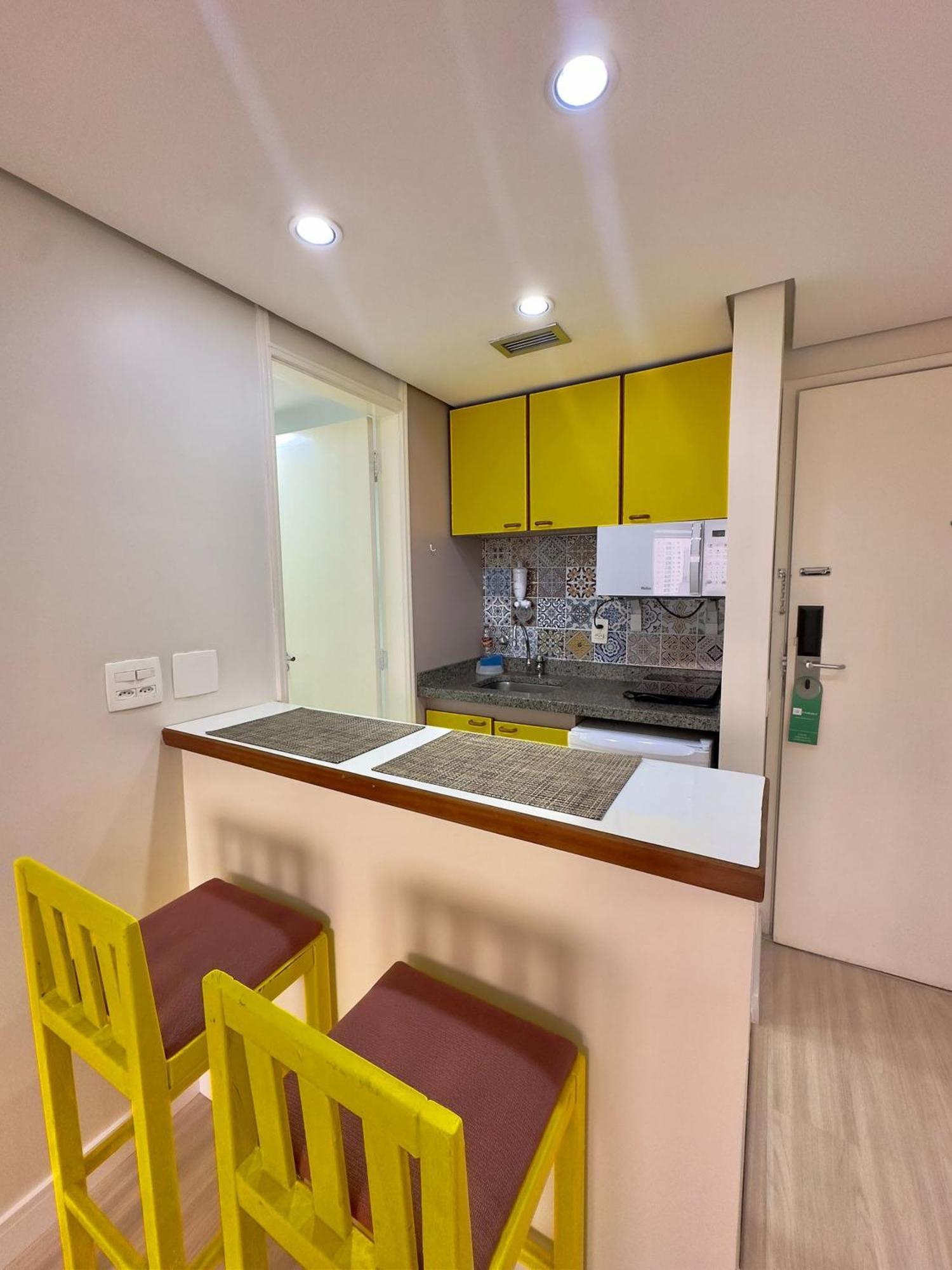 Apartamento Estudio Qi Ibirapuera Cozinha Compacta E Limpeza Diaria Uh2011 *