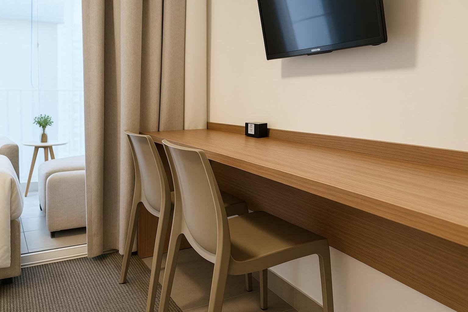 Sofisticados Com Ar, Cozinha, Piscina, Coworking E Metro A 5 Min *