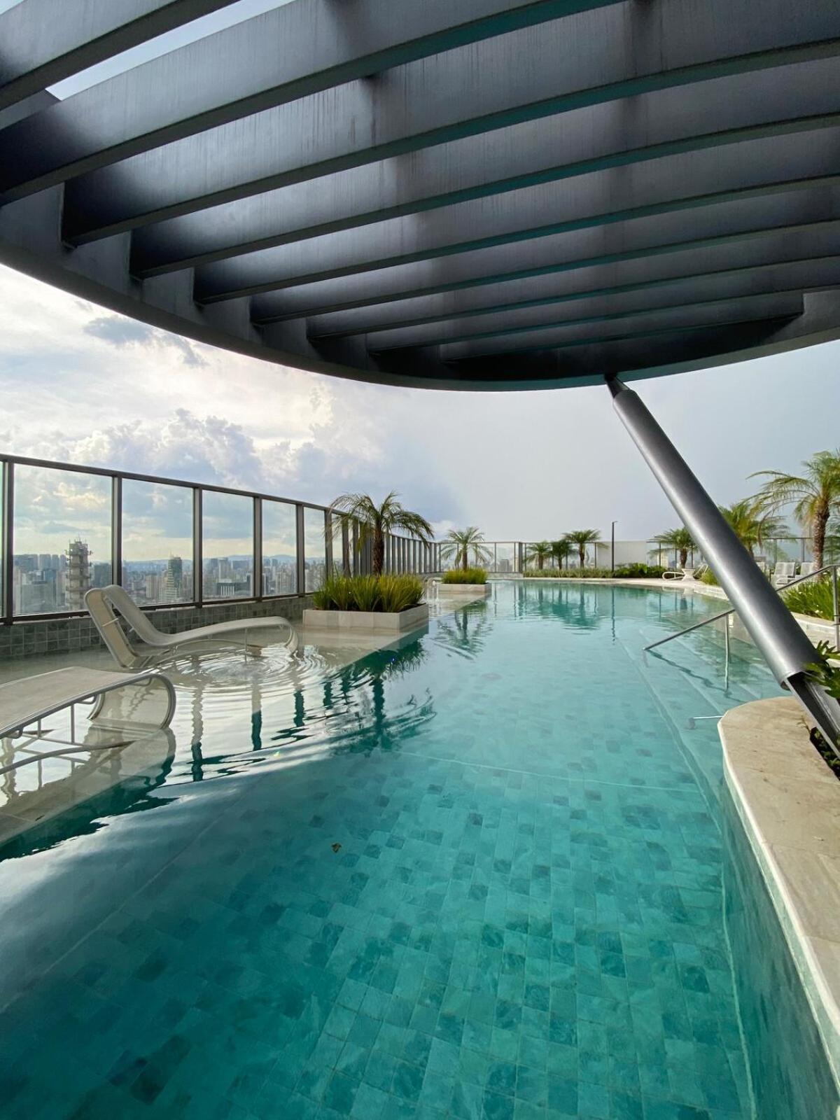 Bela Brooklin - Skyline Lovers Studio Com Vista Deslumbrante, Vaga Coberta, Piscina, Vaga E Wi-Fi Turbo