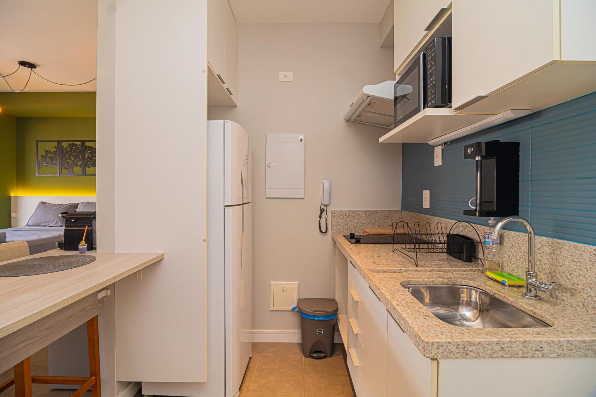 Olive Studio No Habitarte - Condominio Dos Famosos Com Vaga, Piscina E Academia No Brooklin Apartamento