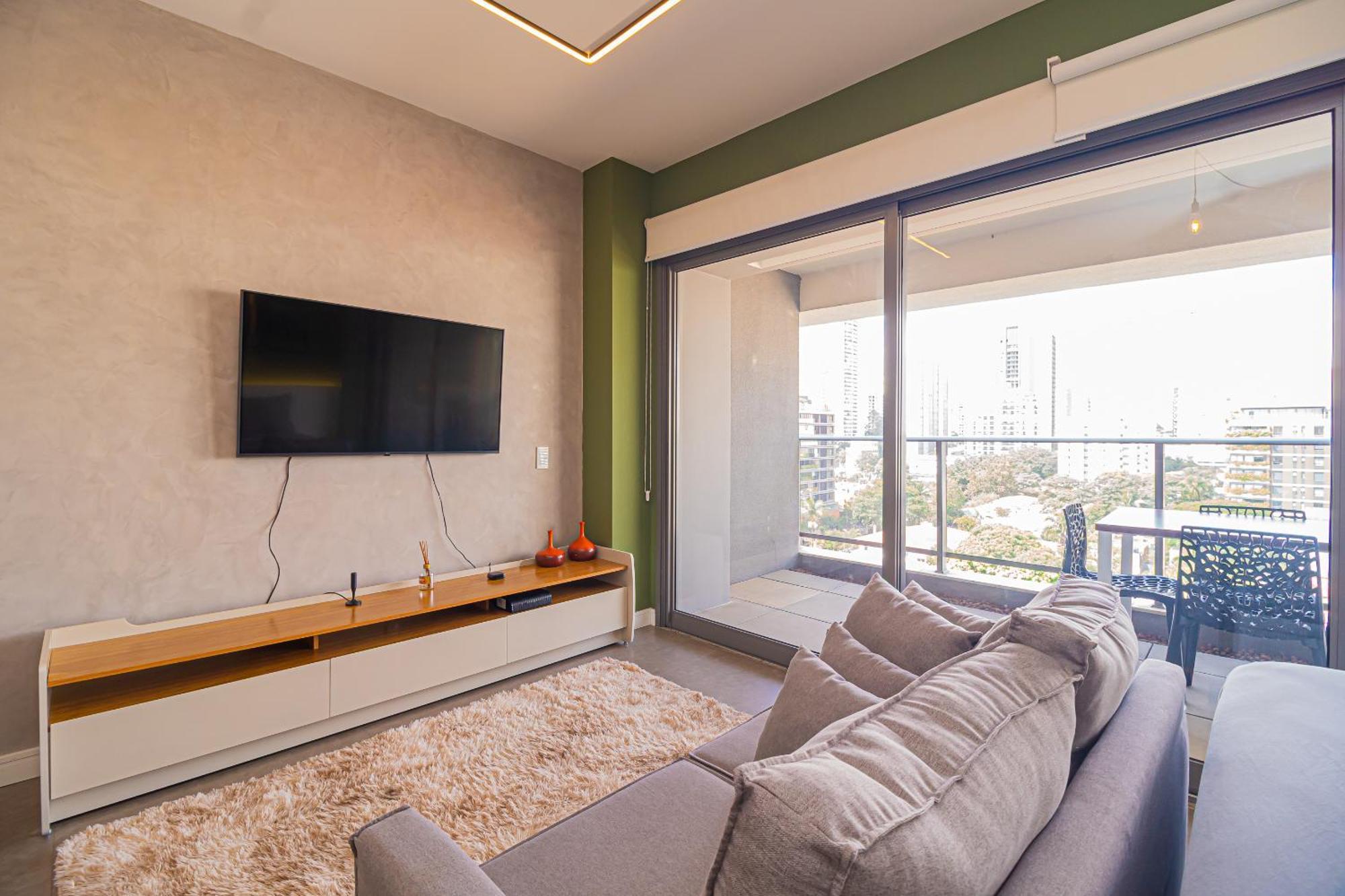 Apartamento Olive Studio No Habitarte - Condominio Dos Famosos Com Vaga, Piscina E Academia No Brooklin *