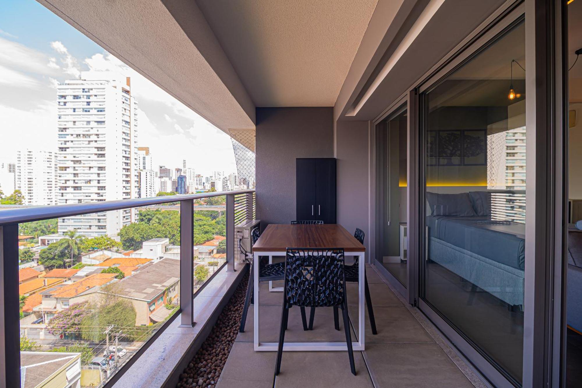 Olive Studio No Habitarte - Condominio Dos Famosos Com Vaga, Piscina E Academia No Brooklin Apartamento São Paulo