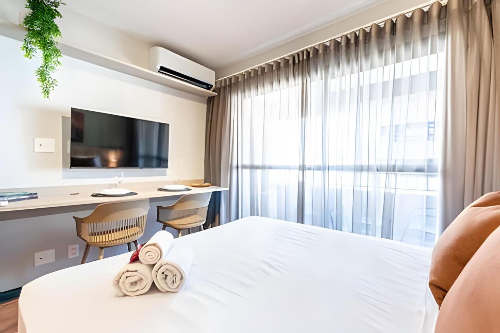 Apartment Ape Novo Em Moema! A/c E Wi-fi