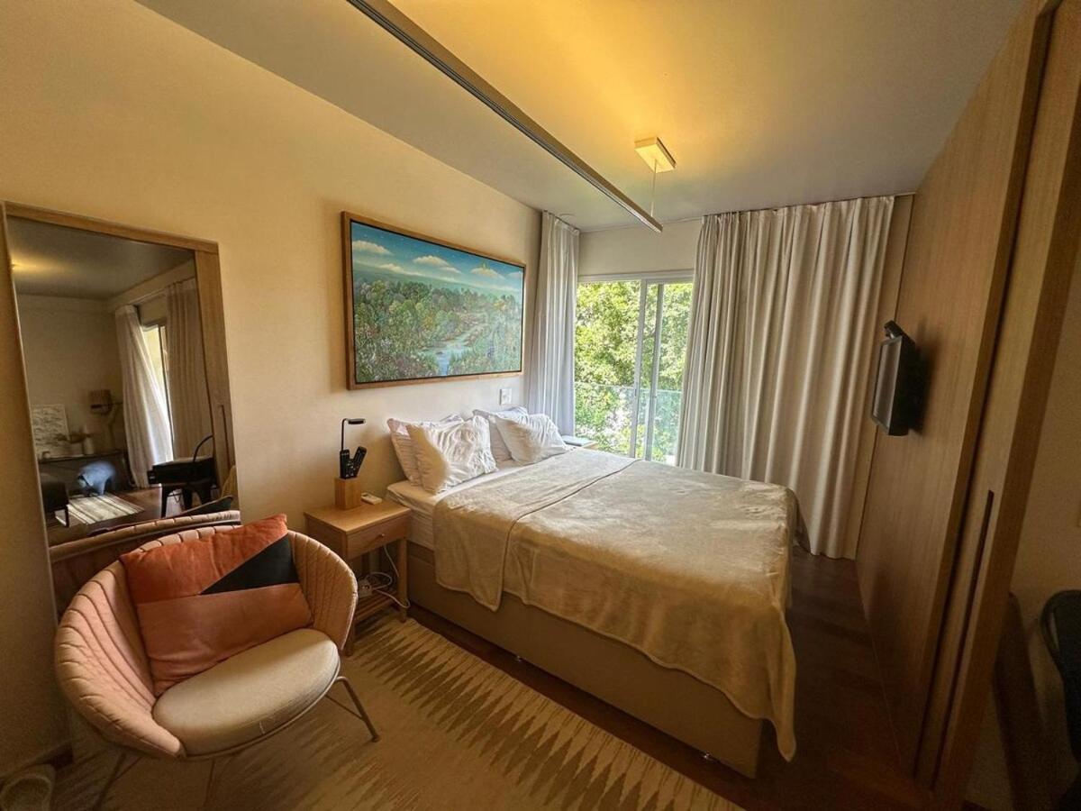 With 01 Bedroom And Air Conditioning! Apartment Sao Paulo