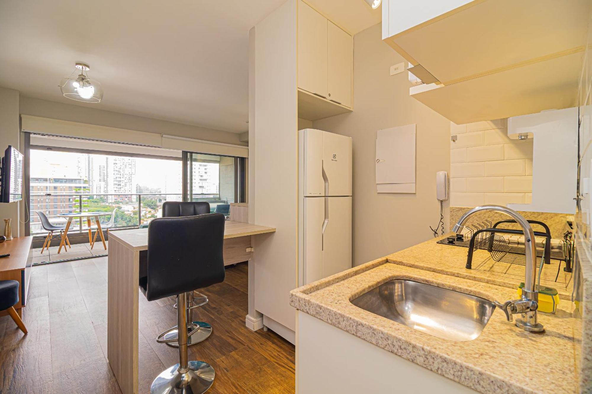 Lumiere Studio Moderno Com Piscina E Academia No Brooklin - Proximo Ao Aeroporto De Congonhas Apartamento São Paulo